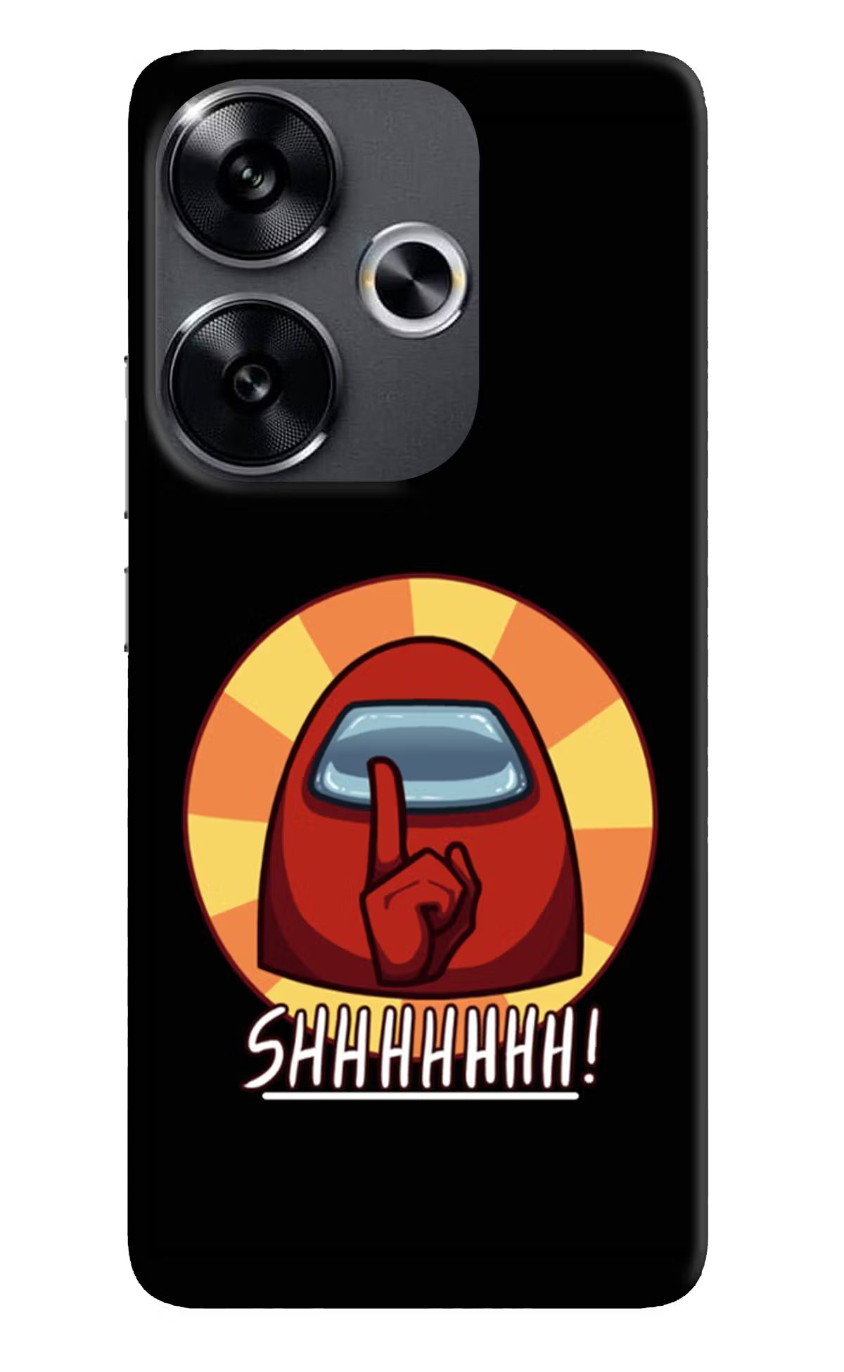 Among Us Shhh! Poco F6 5G Back Cover - Among Us Shhh! Poco F6 5G Back Cover Among Us Shhh! Poco F6 5G Back Cover