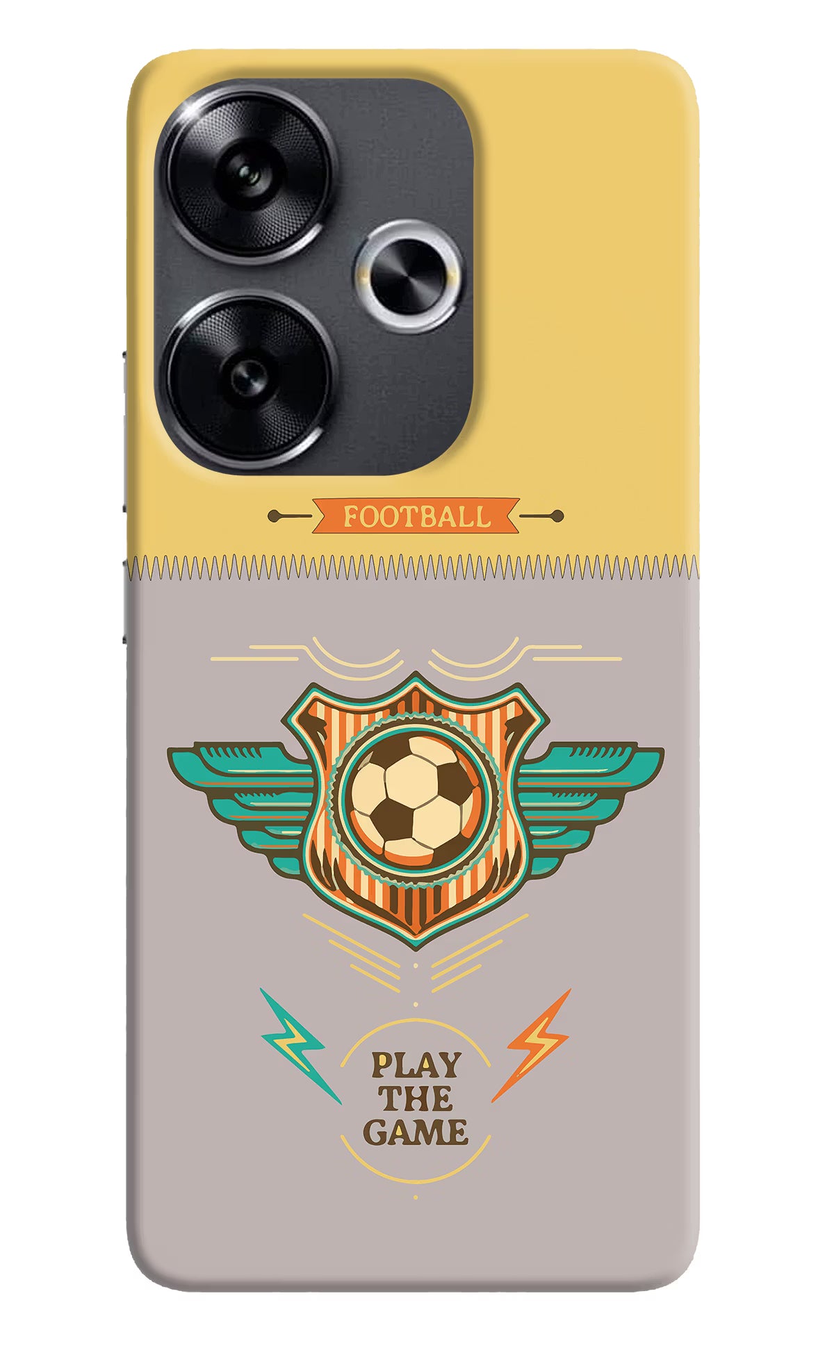 Football Poco F6 5G Back Cover - Football Poco F6 5G Back Cover Football Poco F6 5G Back Cover