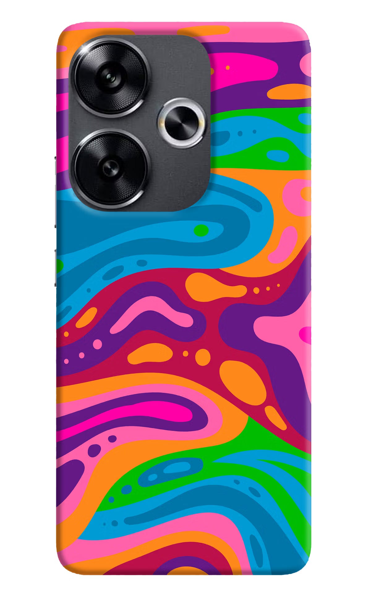 Trippy Pattern Poco F6 5G Back Cover - Trippy Pattern Poco F6 5G Back Cover Trippy Pattern Poco F6 5G Back Cover