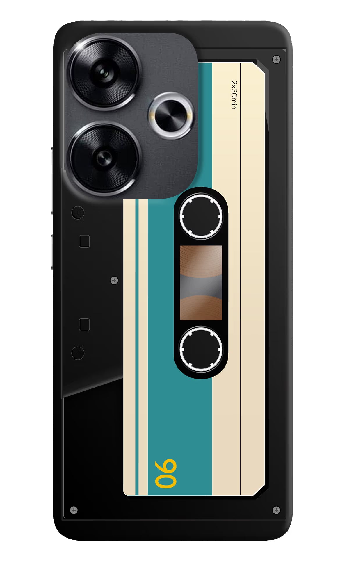 Cassette Poco F6 5G Back Cover - Cassette Poco F6 5G Back Cover Cassette Poco F6 5G Back Cover