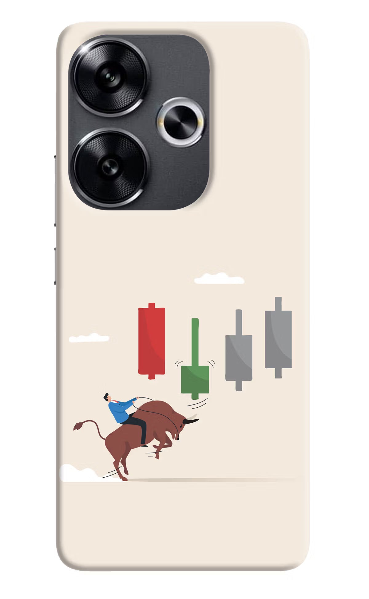 Bull Trading Momentum Poco F6 5G Back Cover - Bull Trading Momentum Poco F6 5G Back Cover Bull Trading Momentum Poco F6 5G Back Cover