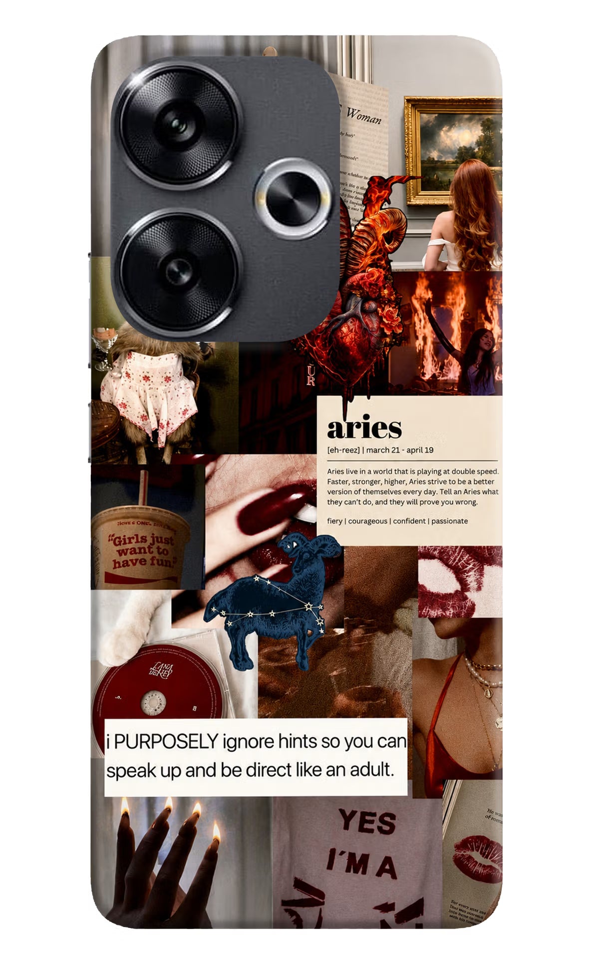 Zodiac Aries Poco F6 5G Back Cover - Zodiac Aries Poco F6 5G Back Cover Zodiac Aries Poco F6 5G Back Cover