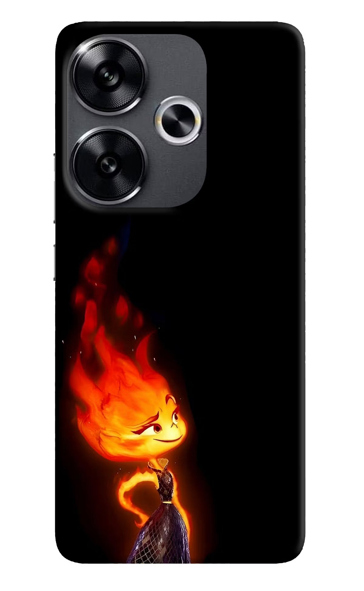 Ember Flame Poco F6 5G Back Cover - Ember Flame Poco F6 5G Back Cover Ember Flame Poco F6 5G Back Cover