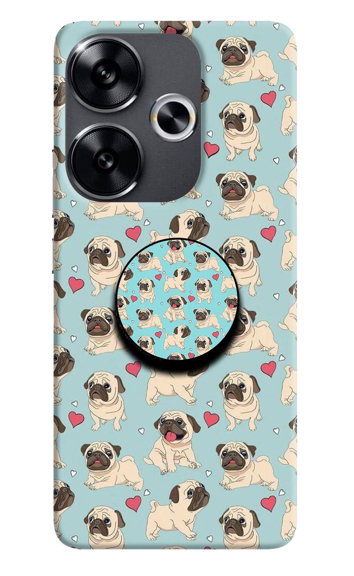 Pug Dog Poco F6 5G Pop Case - Pug Dog Poco F6 5G Pop Case Pug Dog Poco F6 5G Pop Case