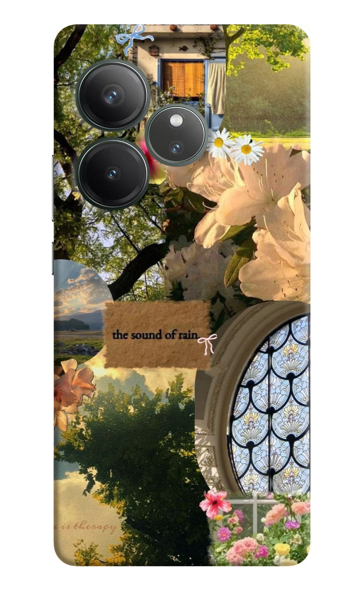 Rain Realme GT 6 Back Cover - Rain Realme GT 6 Back Cover Rain Realme GT 6 Back Cover