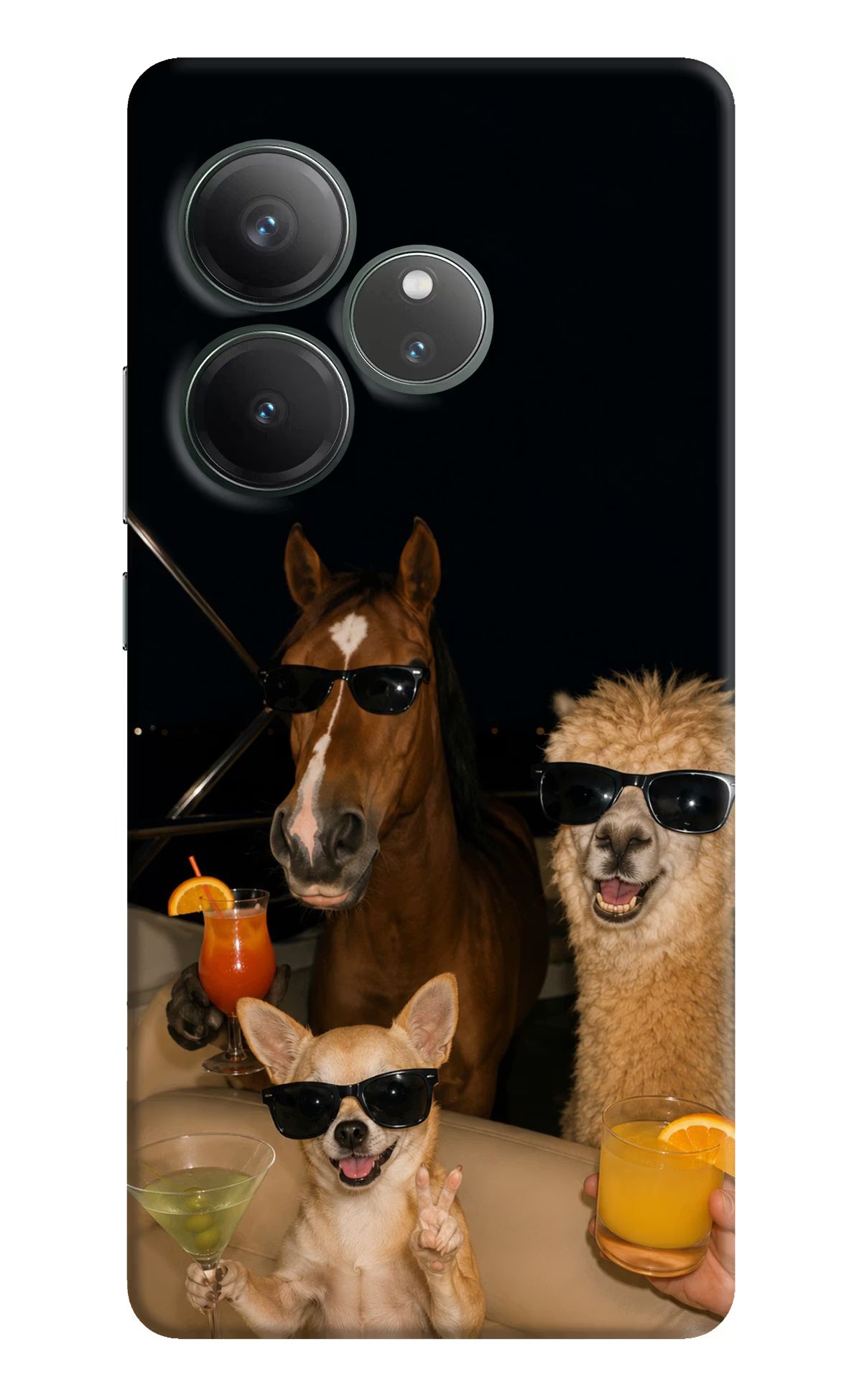 Party Squad Realme GT 6 Back Cover - Party Squad Realme GT 6 Back Cover Party Squad Realme GT 6 Back Cover