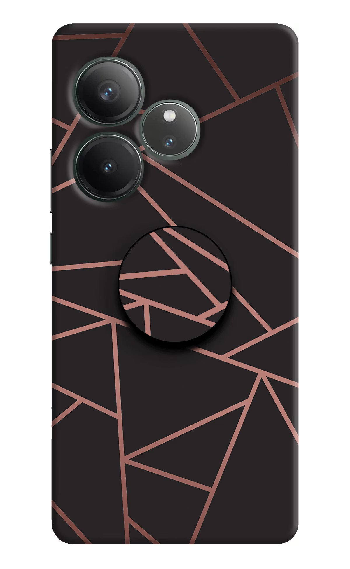 Geometric Pattern Realme GT 6 Pop Case - Geometric Pattern Realme GT 6 Pop Case Geometric Pattern Realme GT 6 Pop Case