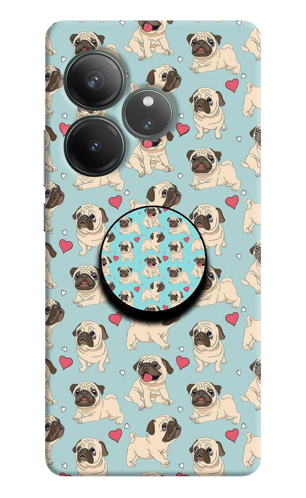 Pug Dog Realme GT 6 Pop Case - Pug Dog Realme GT 6 Pop Case Pug Dog Realme GT 6 Pop Case