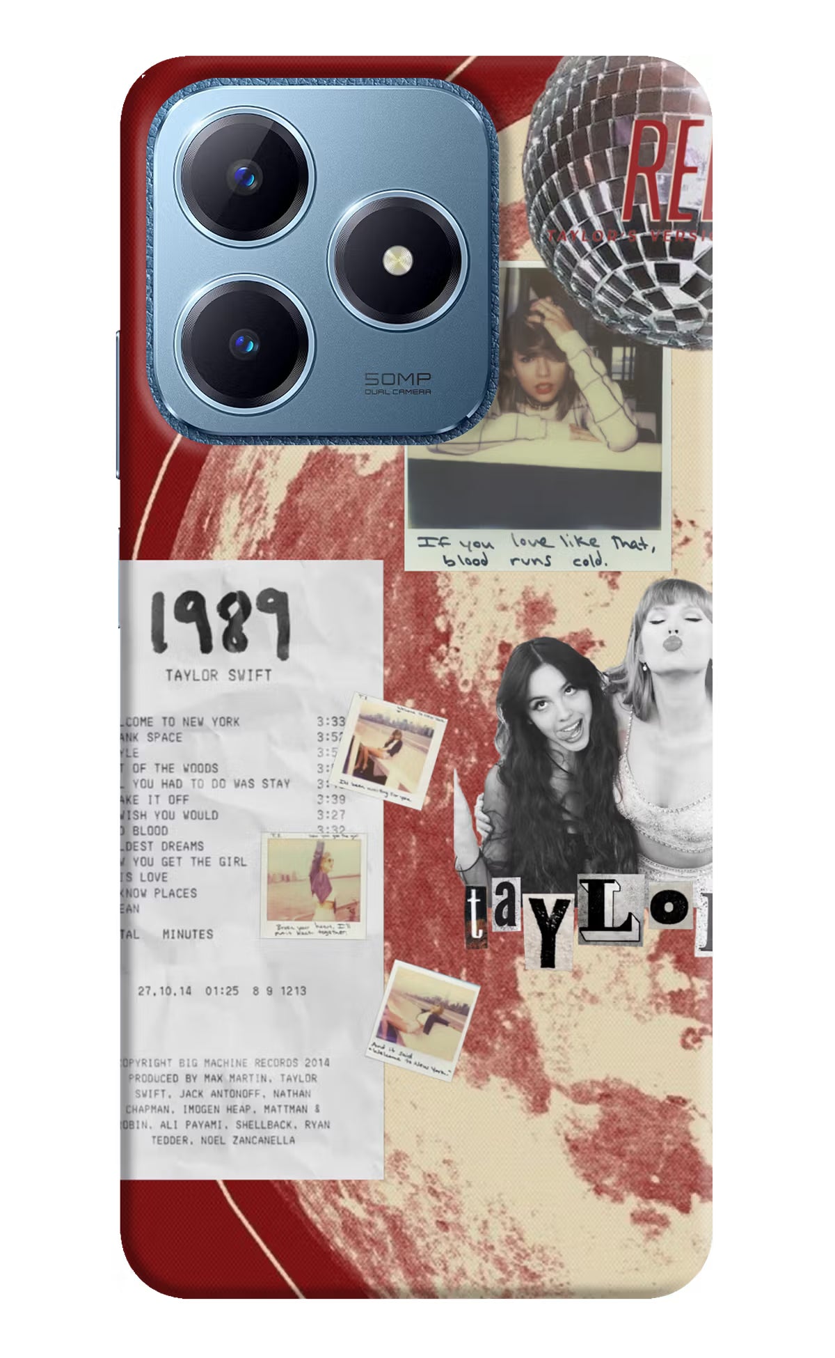 Taylor Swift Realme C63 Back Cover - Taylor Swift Realme C63 Back Cover Taylor Swift Realme C63 Back Cover