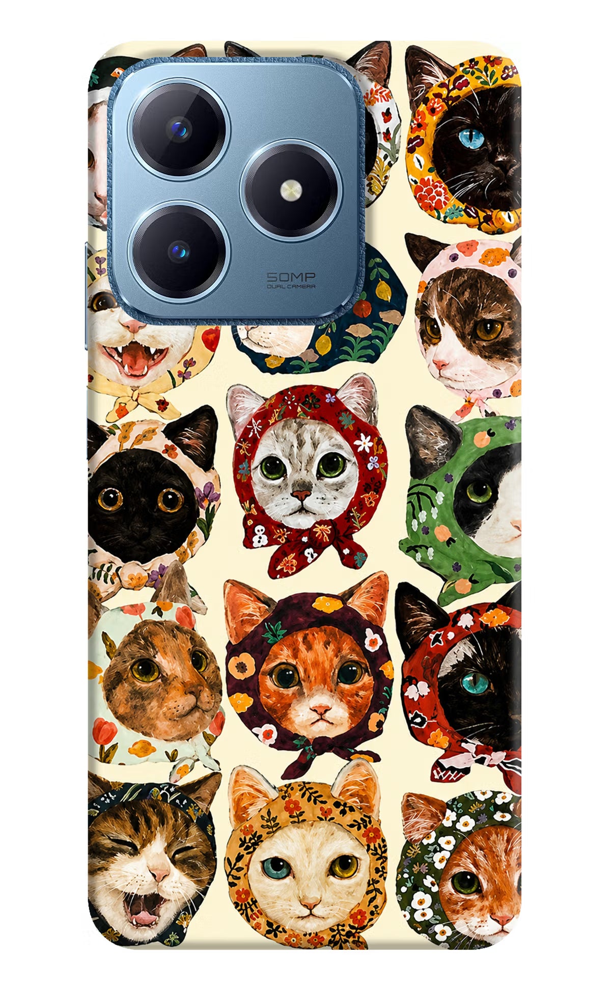 Cool Cat Realme C63 Back Cover - Cool Cat Realme C63 Back Cover Cool Cat Realme C63 Back Cover
