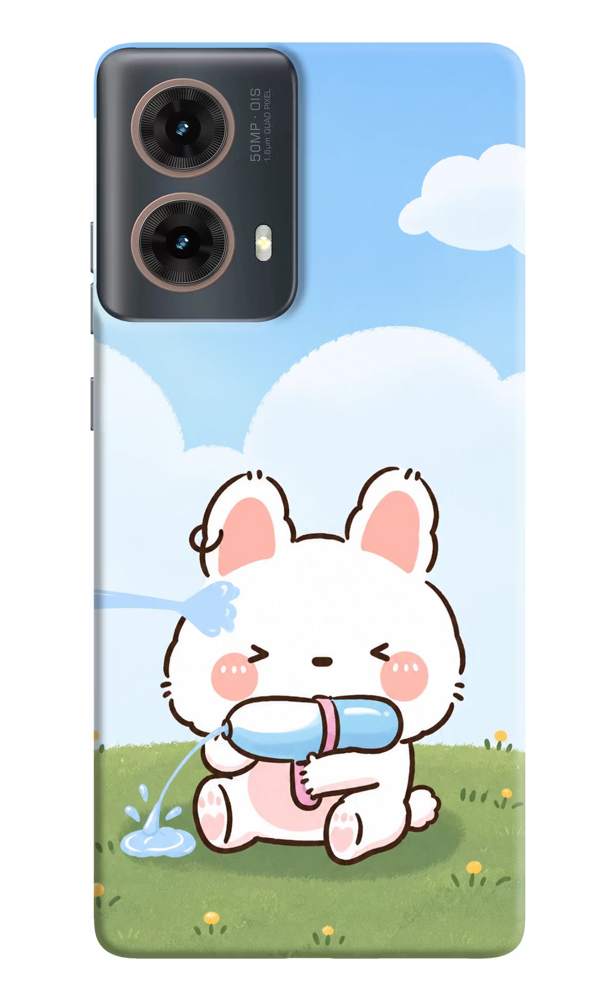 Bunny Treat Motorola G85 Back Cover - Bunny Treat Motorola G85 Back Cover Bunny Treat Motorola G85 Back Cover
