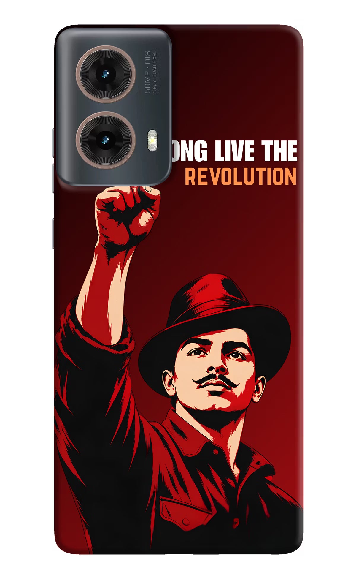 Bhagat Singh Revolution Motorola G85 Back Cover - Bhagat Singh Revolution Motorola G85 Back Cover Bhagat Singh Revolution Motorola G85 Back Cover