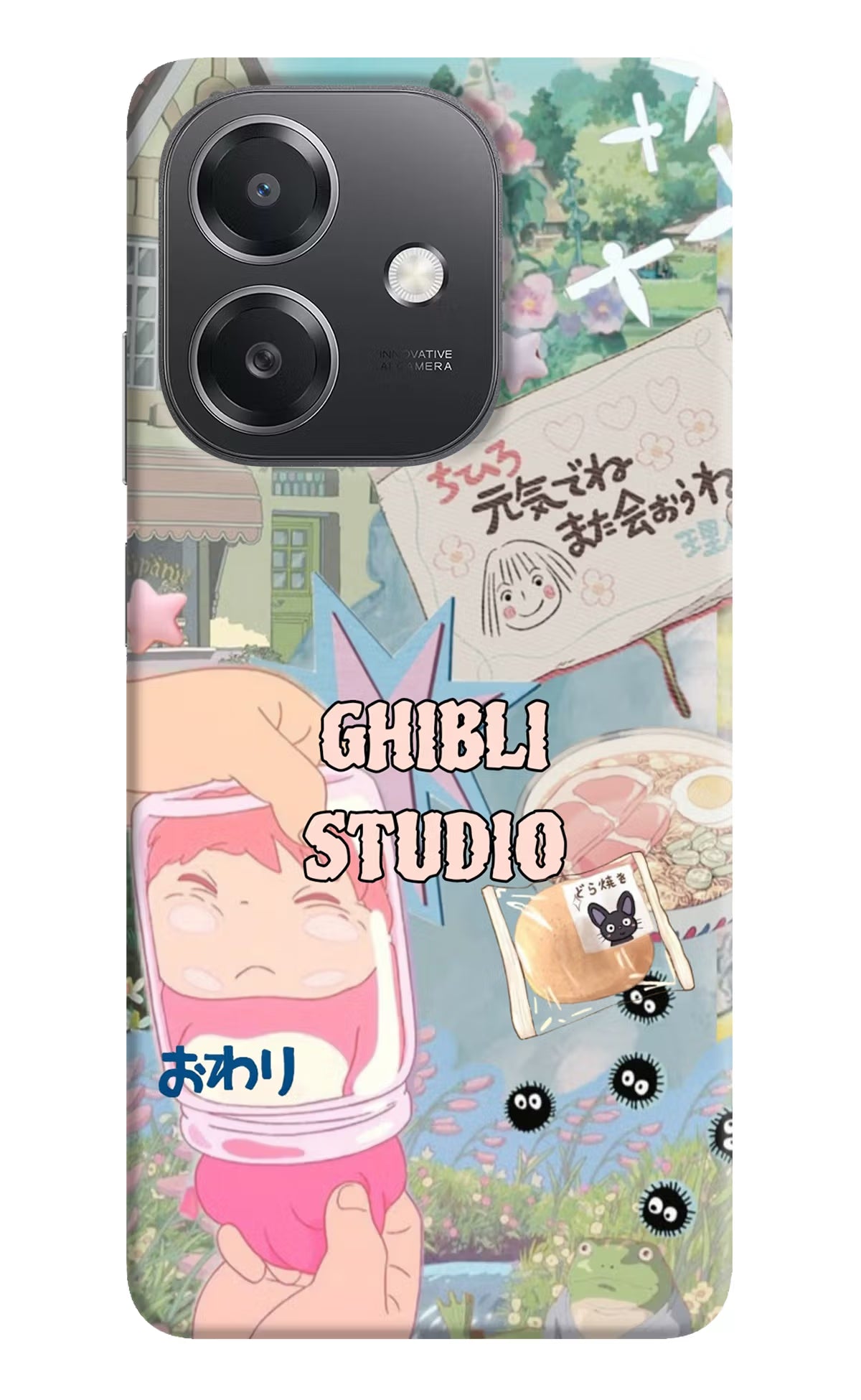 Studio Ghibli OPPO A3x Back Cover - Studio Ghibli OPPO A3x Back Cover Studio Ghibli OPPO A3x Back Cover