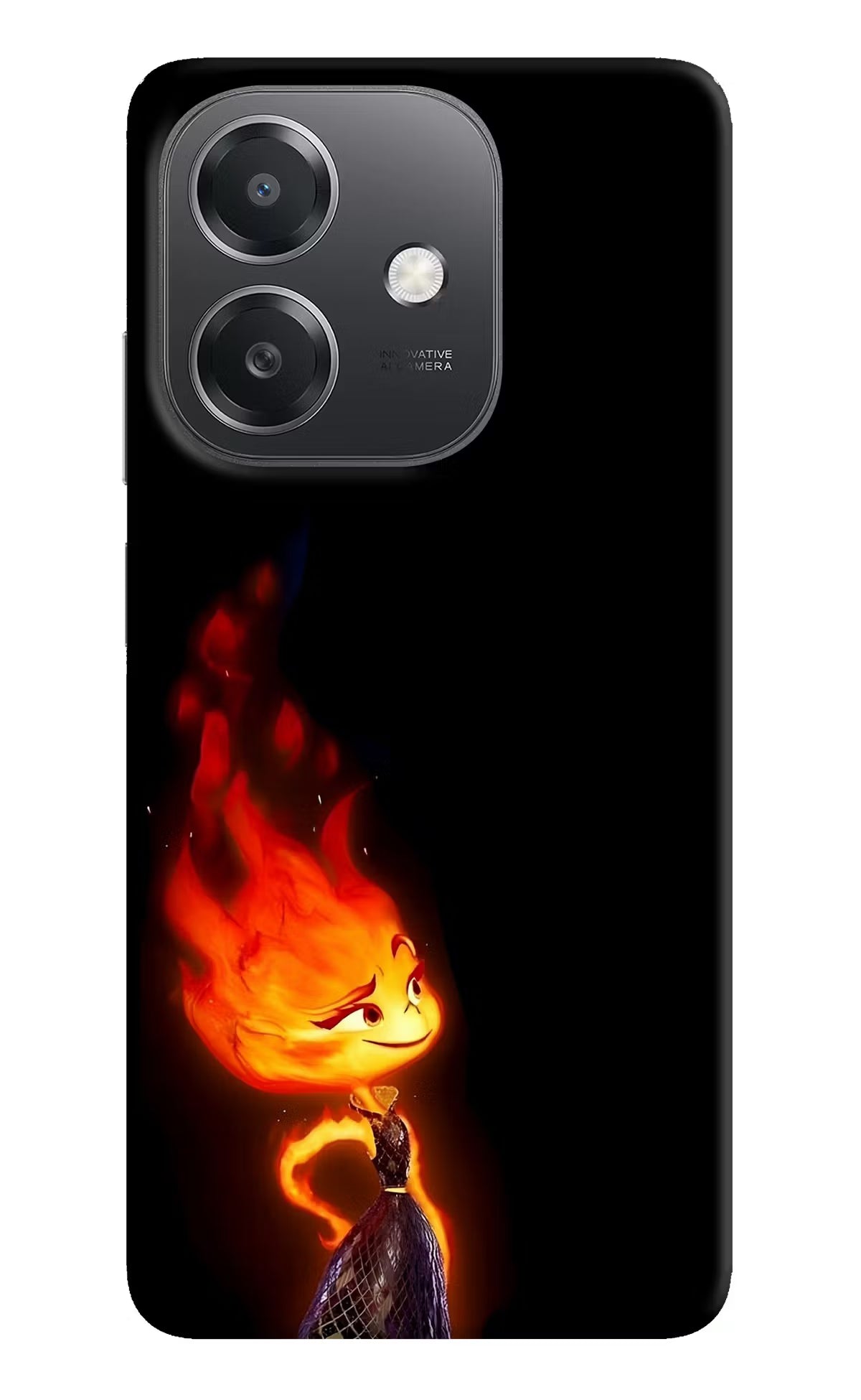 Ember Flame OPPO A3x Back Cover - Ember Flame OPPO A3x Back Cover Ember Flame OPPO A3x Back Cover