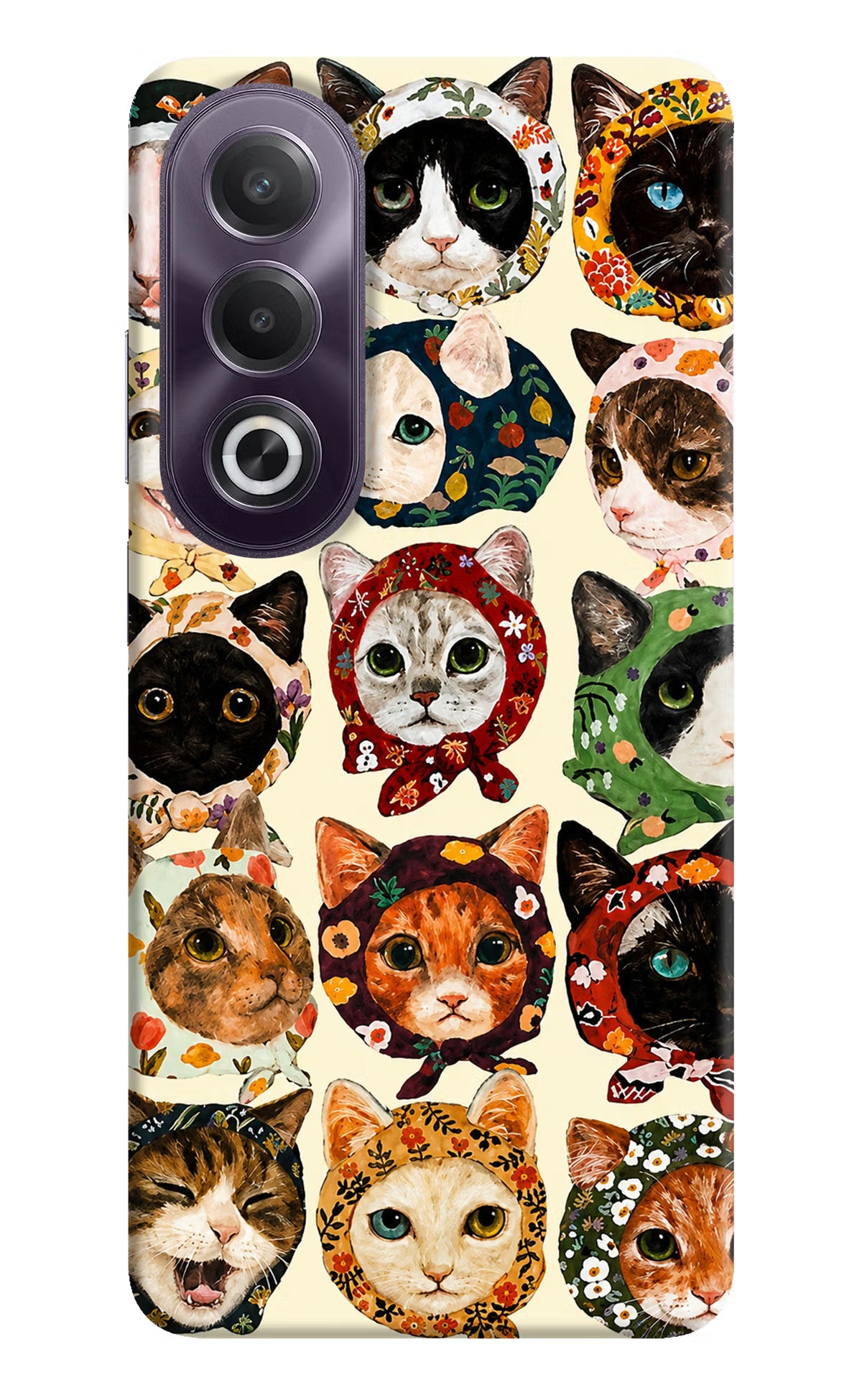 Cool Cat OPPO K12x Back Cover - Cool Cat OPPO K12x Back Cover Cool Cat OPPO K12x Back Cover