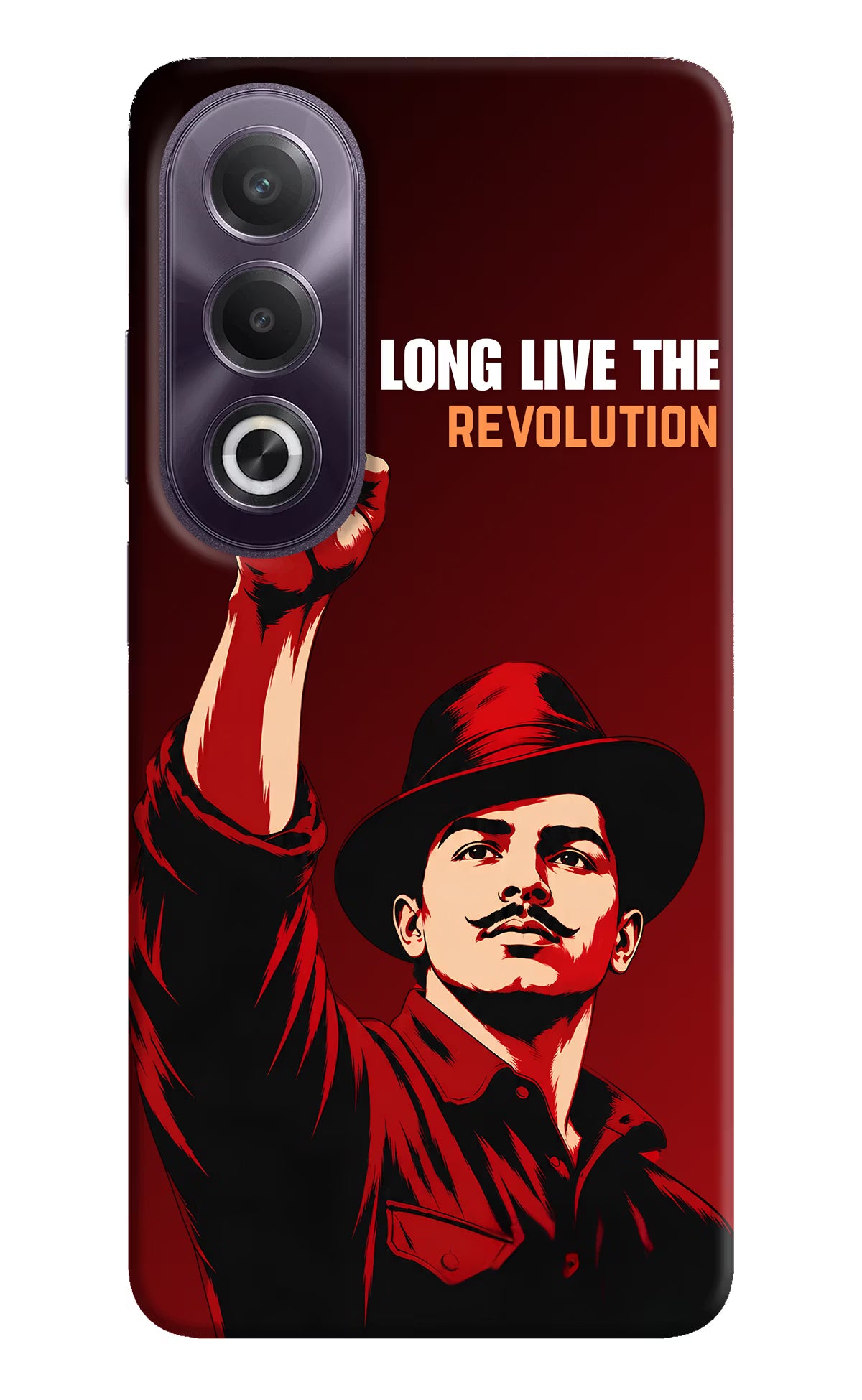 Bhagat Singh Revolution OPPO K12x Back Cover - Bhagat Singh Revolution OPPO K12x Back Cover Bhagat Singh Revolution OPPO K12x Back Cover