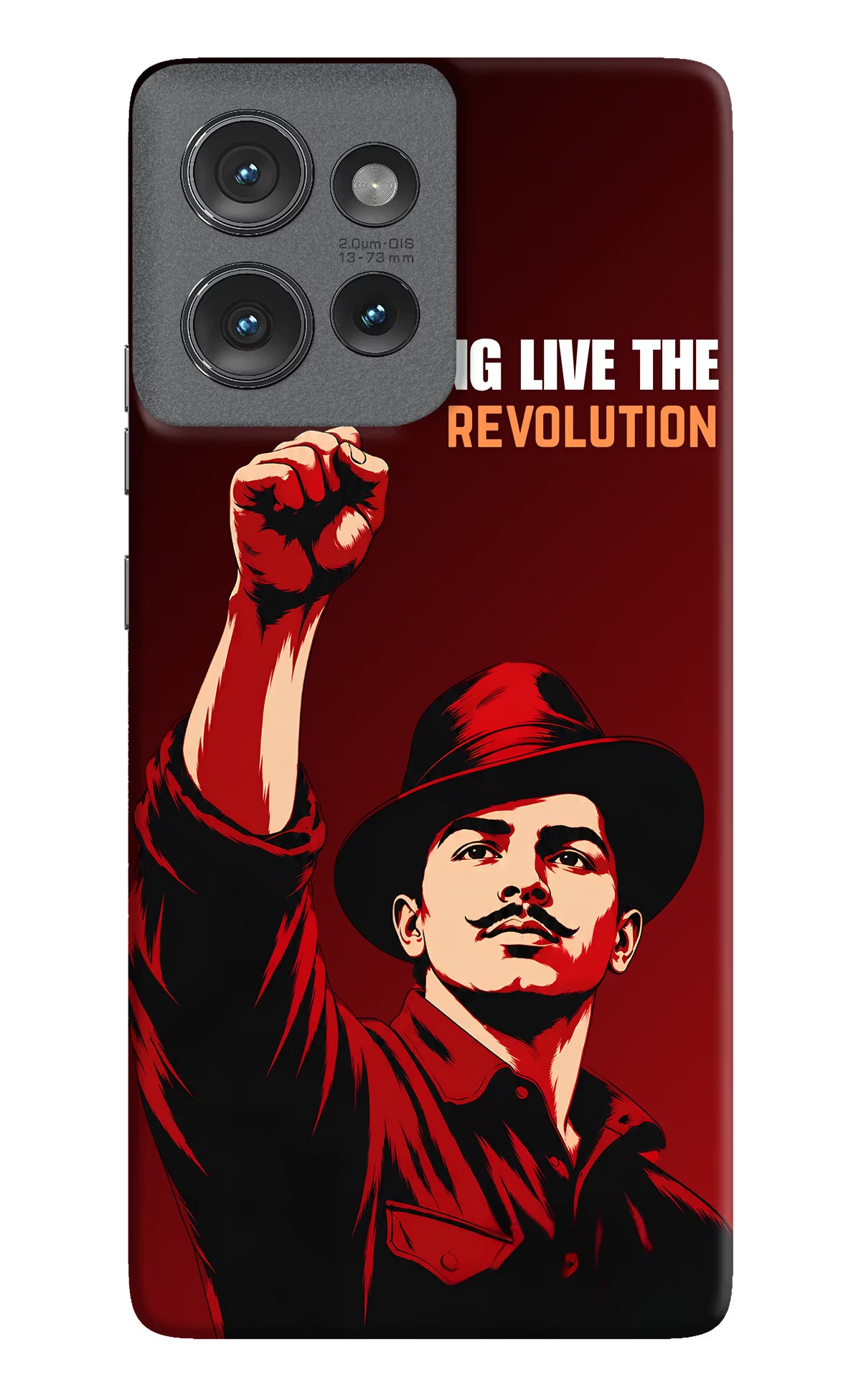 Bhagat Singh Revolution Moto Edge 50 Back Cover - Bhagat Singh Revolution Moto Edge 50 Back Cover Bhagat Singh Revolution Moto Edge 50 Back Cover
