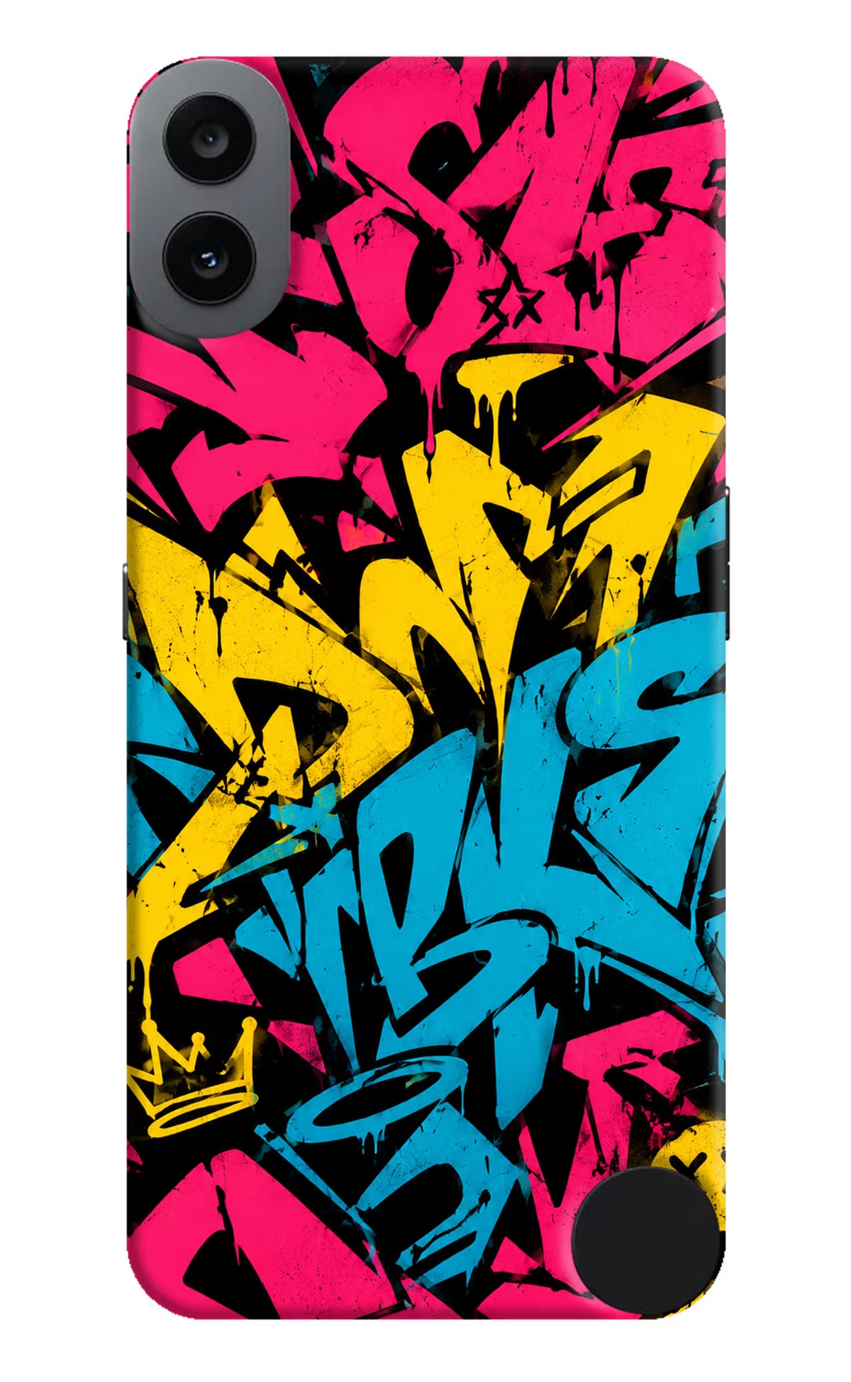 Graffiti Vibe CMF by Nothing Phone 1 Back Cover - Graffiti Vibe CMF by Nothing Phone 1 Back Cover Graffiti Vibe CMF by Nothing Phone 1 Back Cover