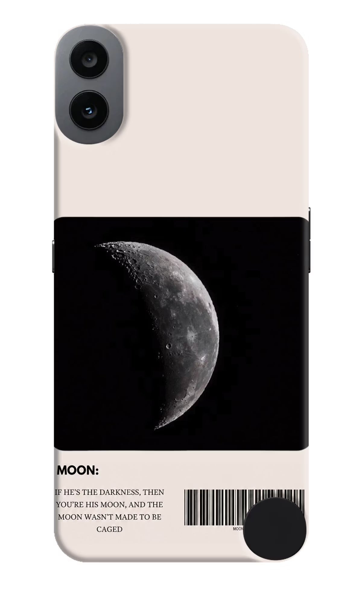Moon Phase CMF by Nothing Phone 1 Back Cover - Moon Phase CMF by Nothing Phone 1 Back Cover Moon Phase CMF by Nothing Phone 1 Back Cover