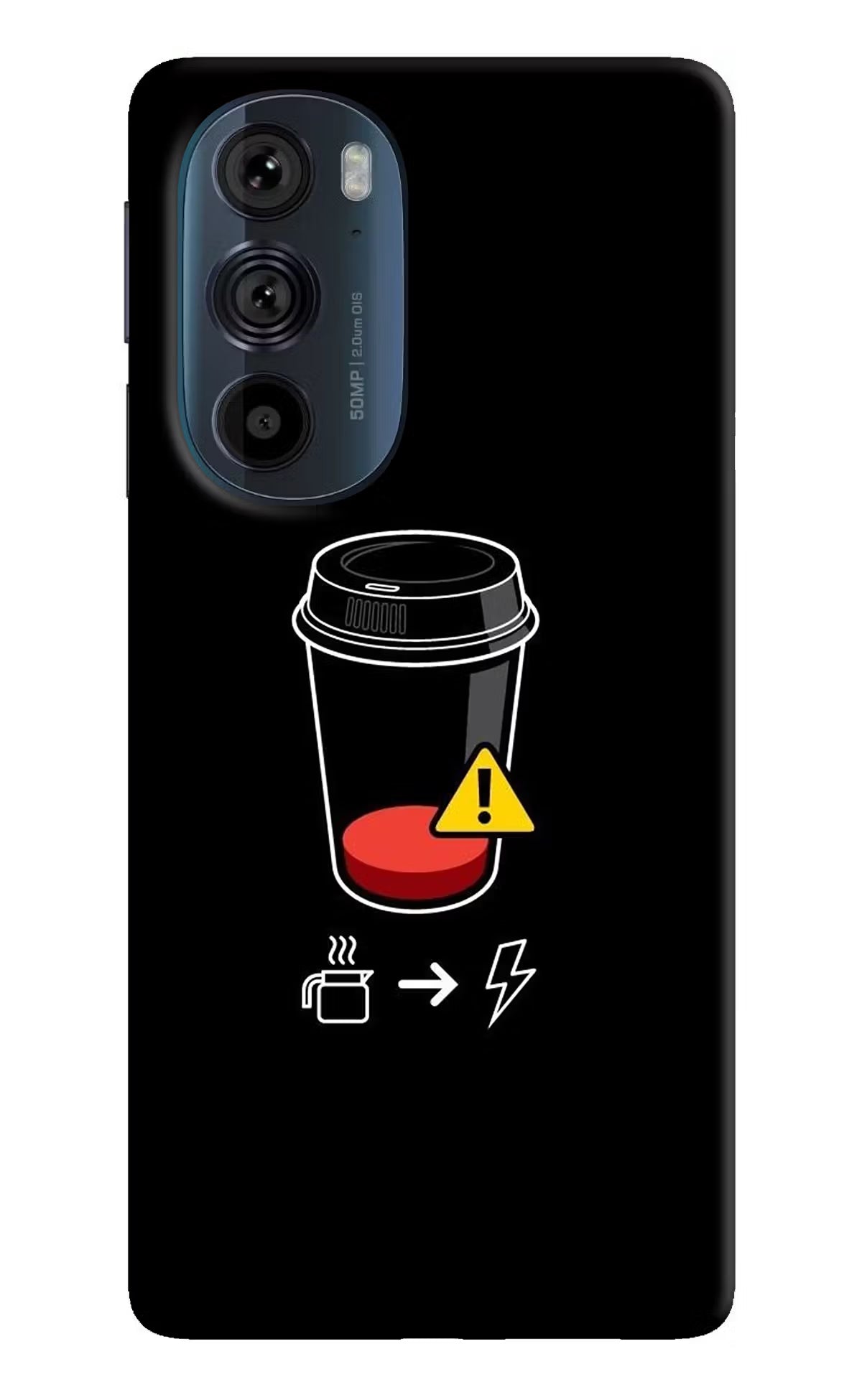 Coffee Moto Edge 30 Pro Back Cover - Coffee Moto Edge 30 Pro Hard Case Back Cover by Casekaro Coffee Moto Edge 30 Pro Hard Case Back Cover by Casekaro