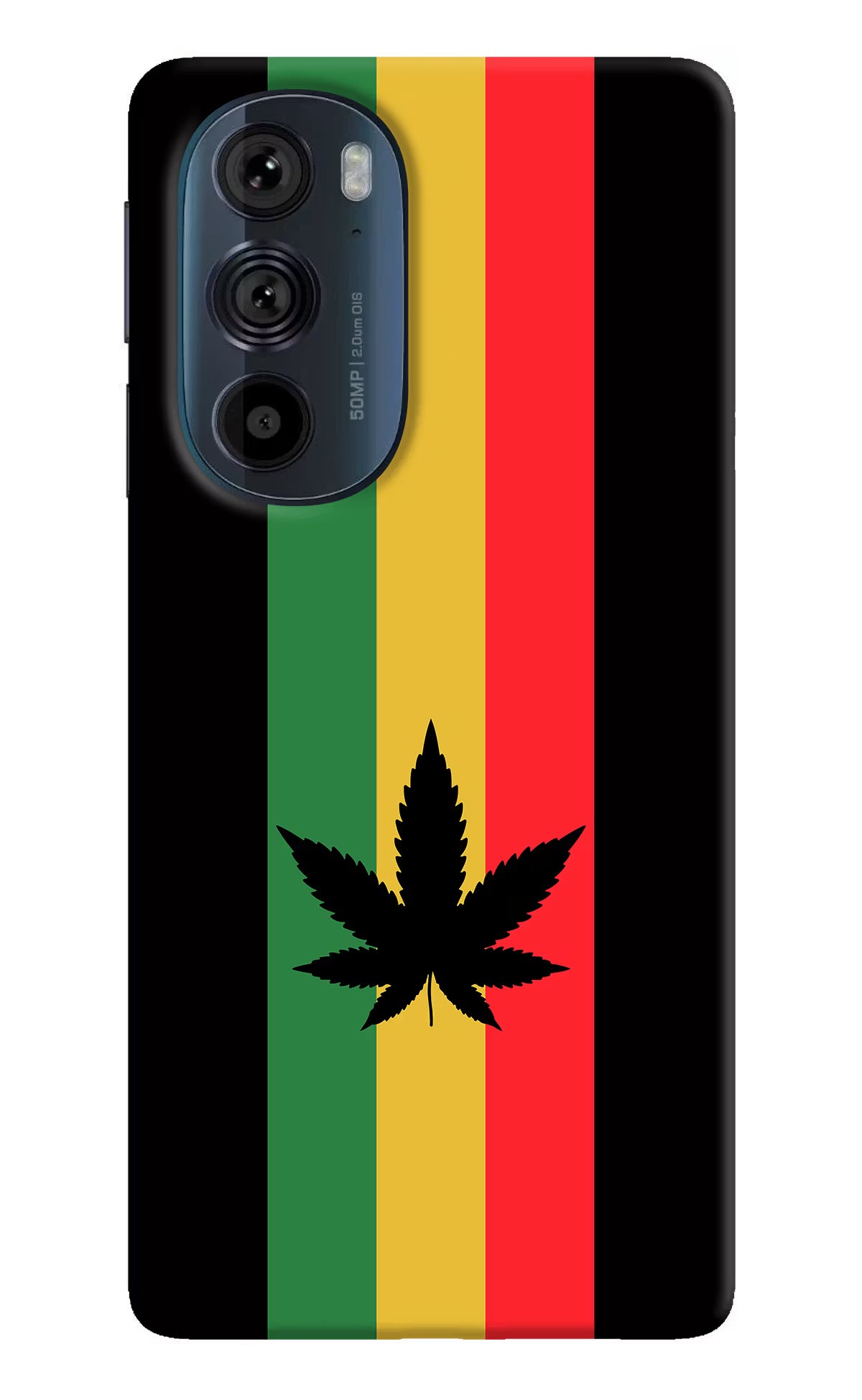 Weed Flag Moto Edge 30 Pro Back Cover - Weed Flag Moto Edge 30 Pro Hard Case Back Cover by Casekaro Weed Flag Moto Edge 30 Pro Hard Case Back Cover by Casekaro