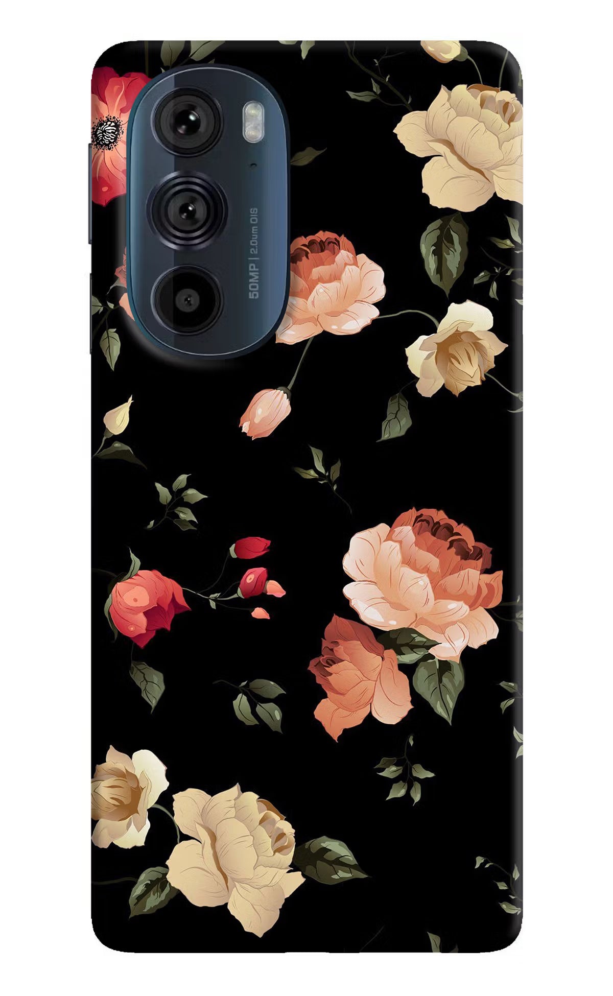 Flowers Moto Edge 30 Pro Back Cover - Flowers Moto Edge 30 Pro Hard Case Back Cover by Casekaro Flowers Moto Edge 30 Pro Hard Case Back Cover by Casekaro