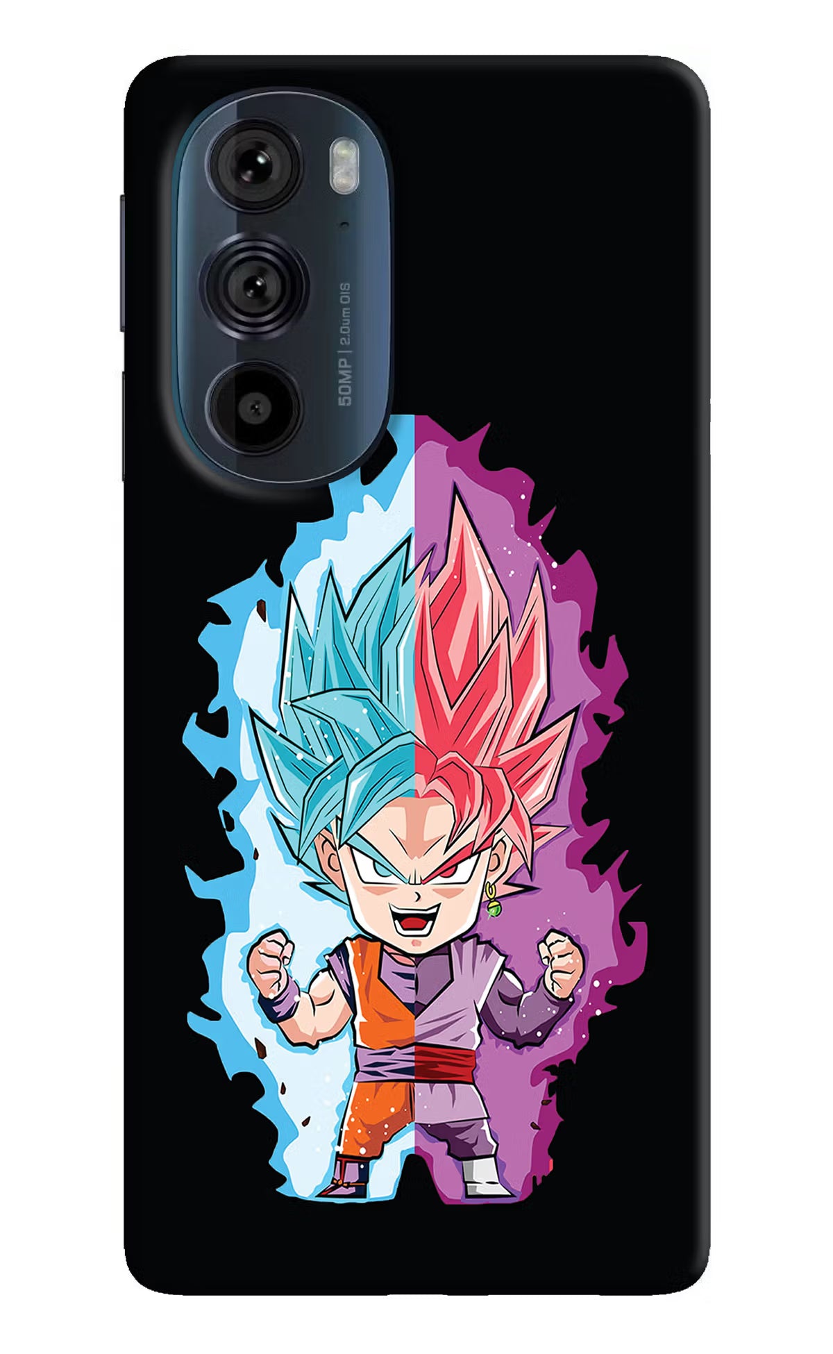 Chota Goku Moto Edge 30 Pro Back Cover - Chota Goku Moto Edge 30 Pro Hard Case Back Cover by Casekaro Chota Goku Moto Edge 30 Pro Hard Case Back Cover by Casekaro