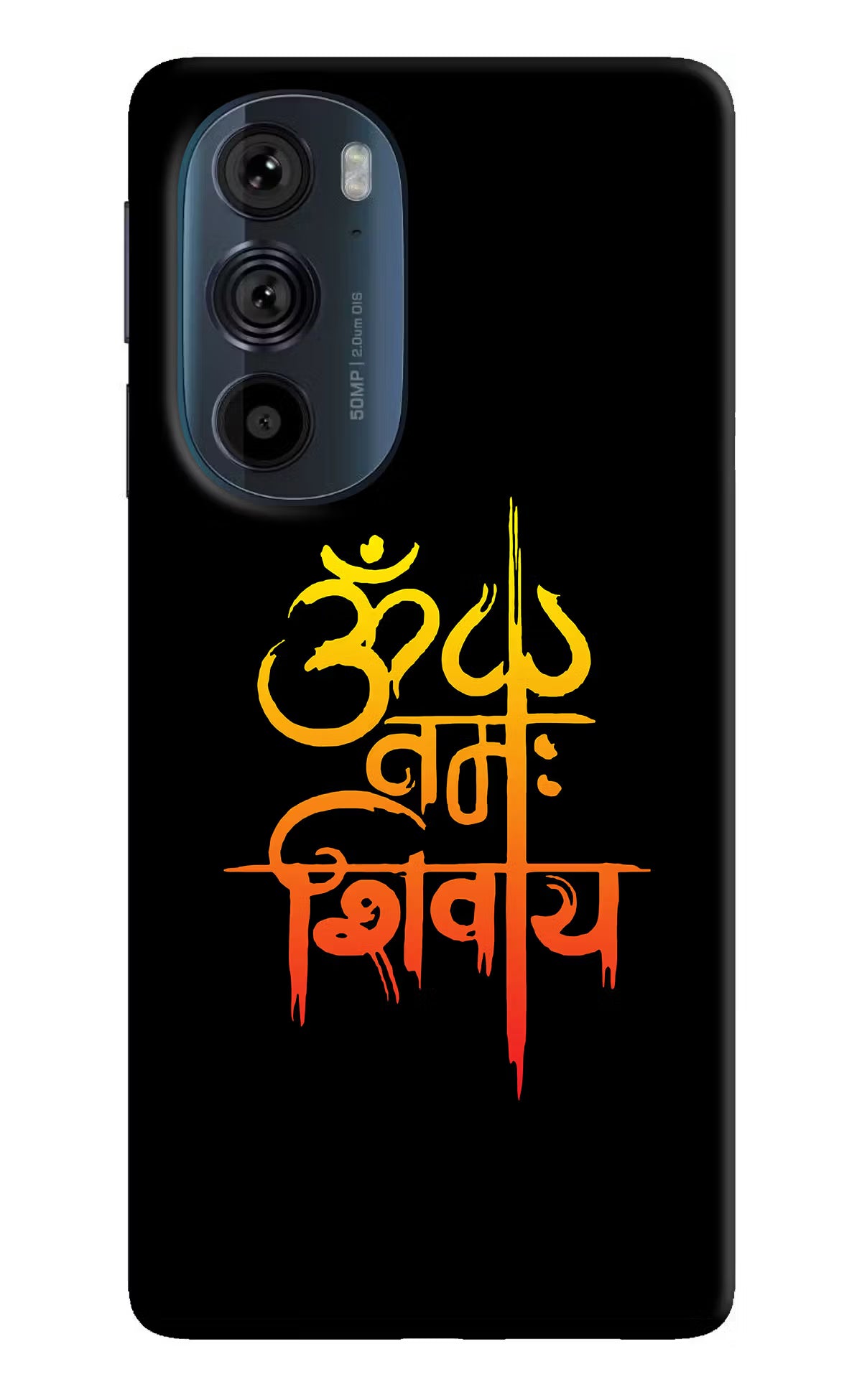 Om Namah Shivay Moto Edge 30 Pro Back Cover - Om Namah Shivay Moto Edge 30 Pro Hard Case Back Cover by Casekaro Om Namah Shivay Moto Edge 30 Pro Hard Case Back Cover by Casekaro