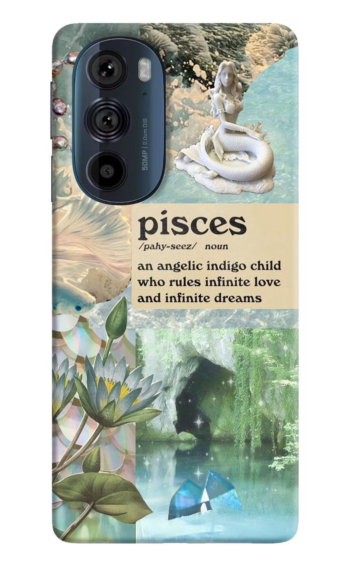 Pisces Zodiac Moto Edge 30 Pro Back Cover - Pisces Zodiac Moto Edge 30 Pro Hard Case Back Cover by Casekaro Pisces Zodiac Moto Edge 30 Pro Hard Case Back Cover by Casekaro