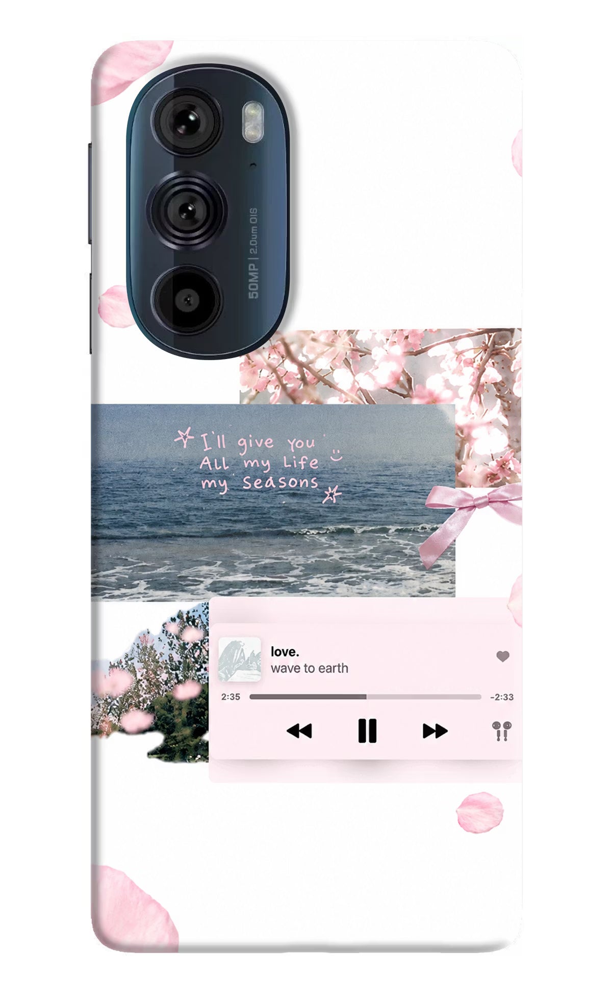 Wave to earth Moto Edge 30 Pro Back Cover - Wave to earth Moto Edge 30 Pro Back Cover Wave to earth Moto Edge 30 Pro Back Cover