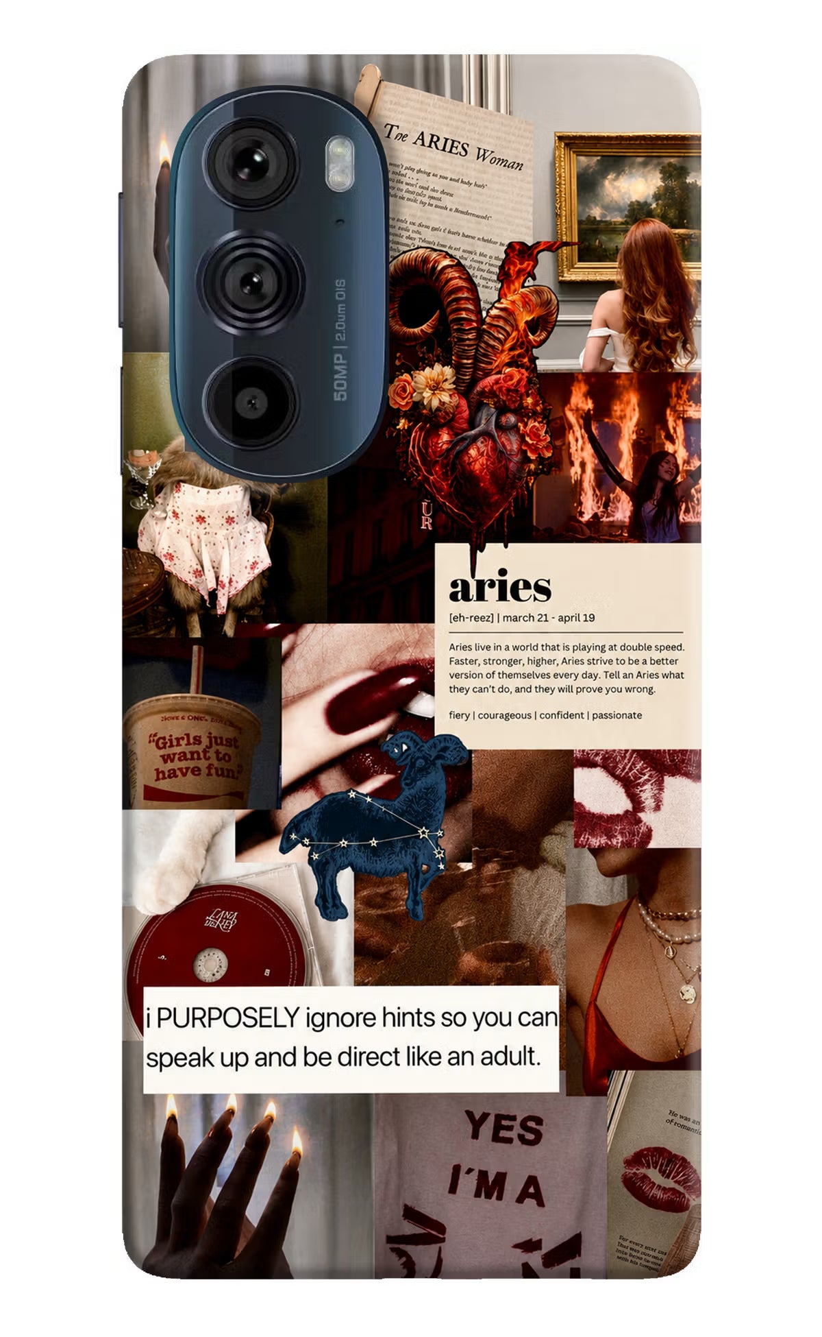 Zodiac Aries Moto Edge 30 Pro Back Cover - Zodiac Aries Moto Edge 30 Pro Back Cover Zodiac Aries Moto Edge 30 Pro Back Cover