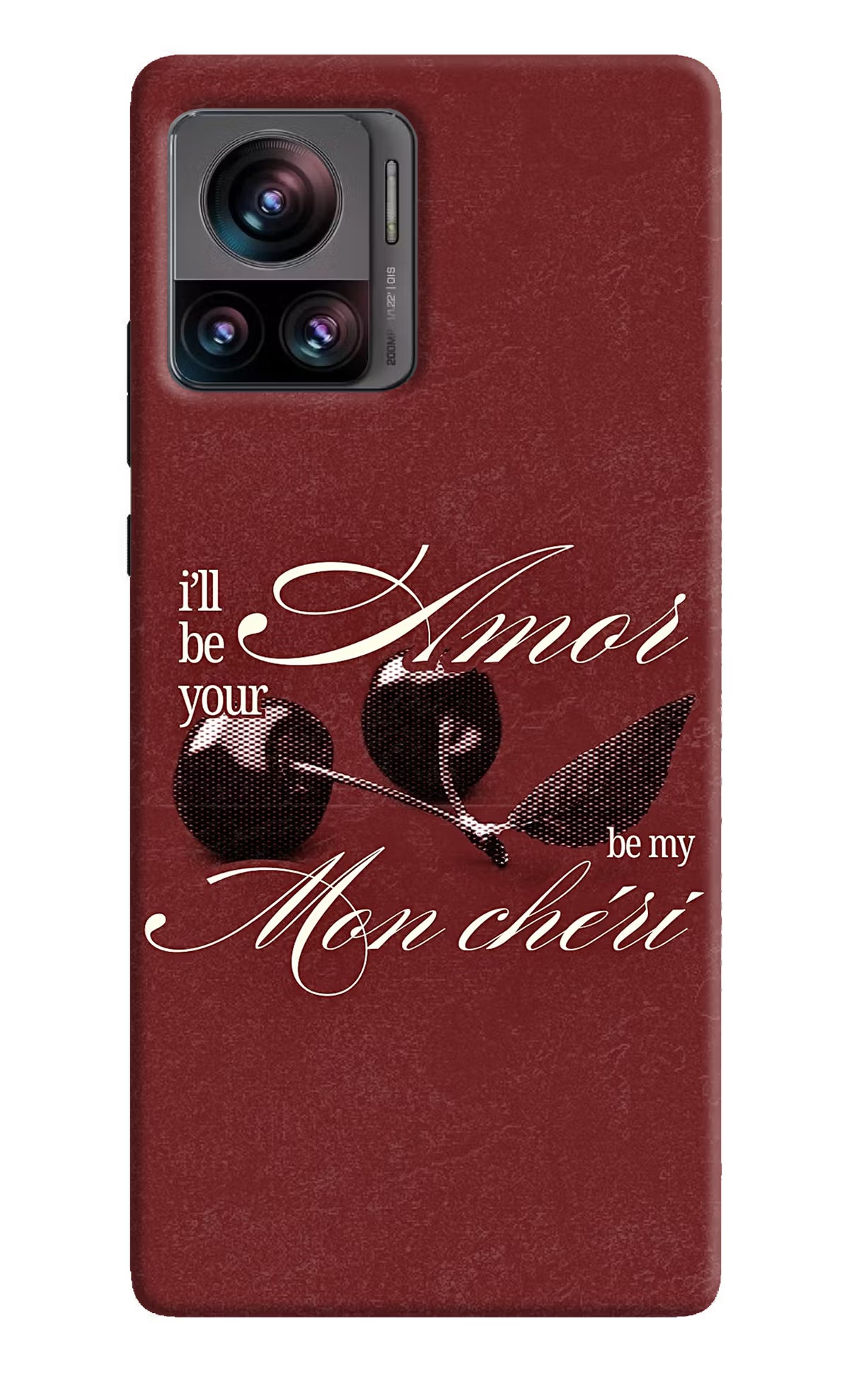 Velvet Cherry Moto Edge 30 Ultra Back Cover - Velvet Cherry Moto Edge 30 Ultra Back Cover Velvet Cherry Moto Edge 30 Ultra Back Cover