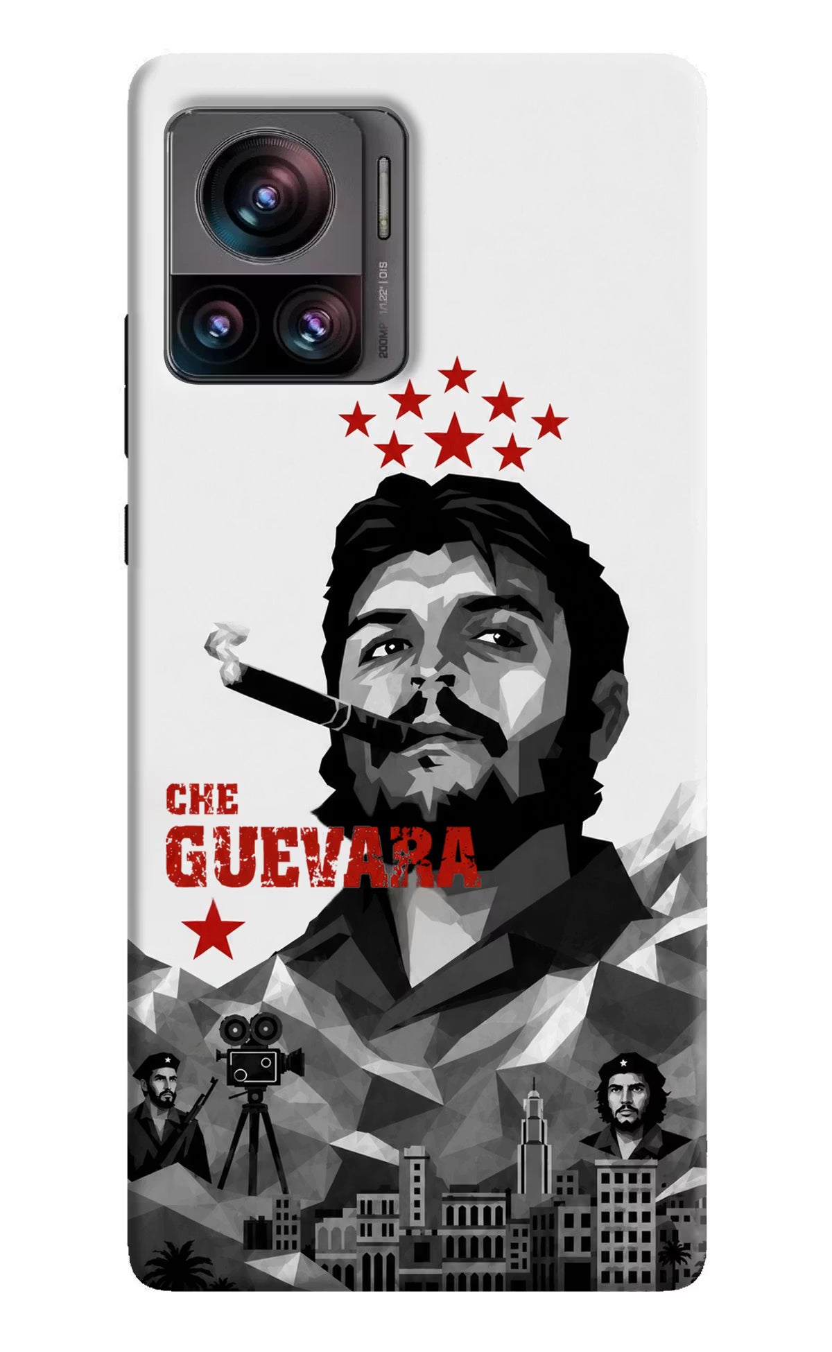 Che Guevara Iconic Moto Edge 30 Ultra Back Cover - Che Guevara Iconic Moto Edge 30 Ultra Back Cover Che Guevara Iconic Moto Edge 30 Ultra Back Cover