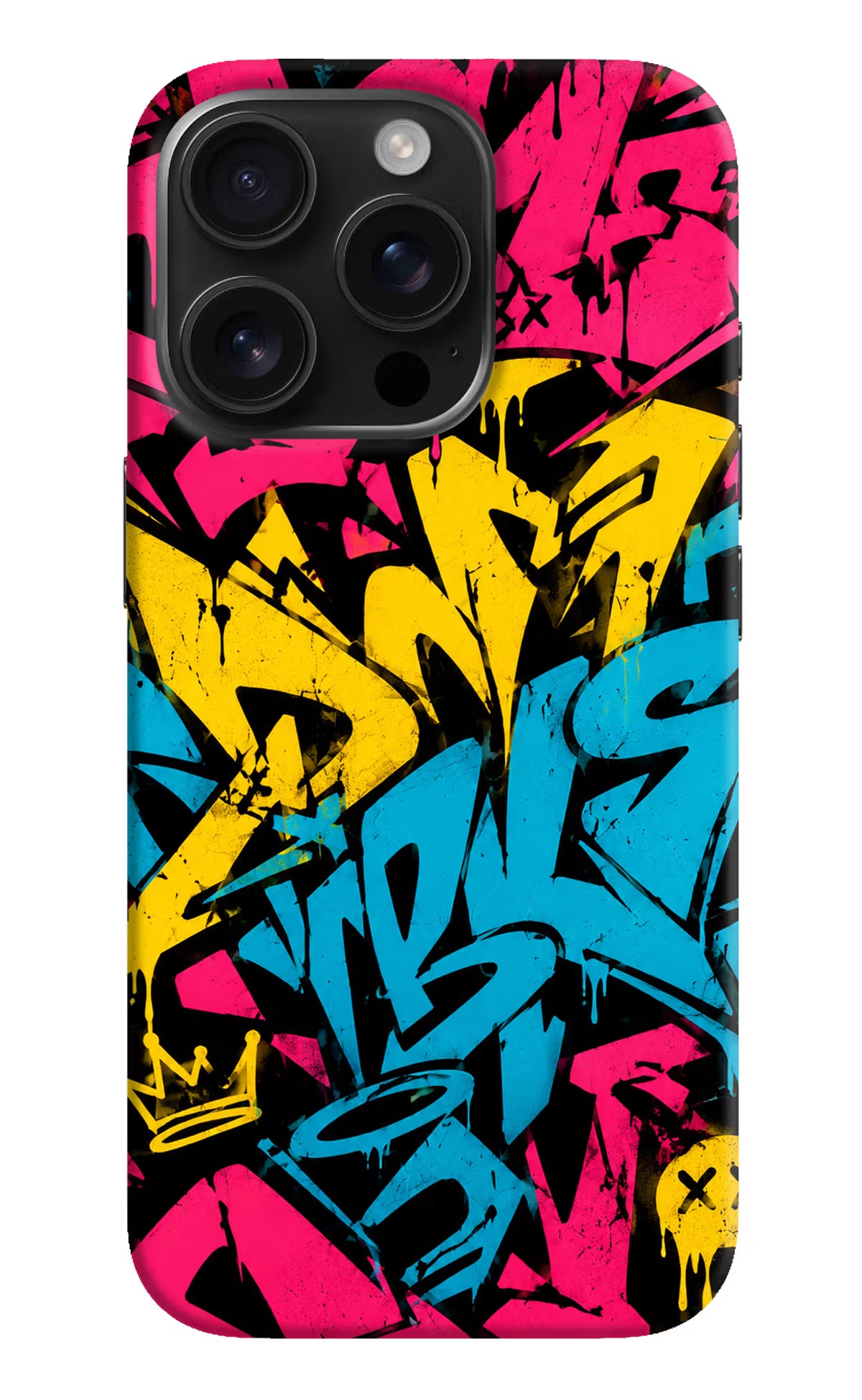 Graffiti Vibe iPhone 16 Pro Back Cover - Graffiti Vibe iPhone 16 Pro Back Cover Graffiti Vibe iPhone 16 Pro Back Cover