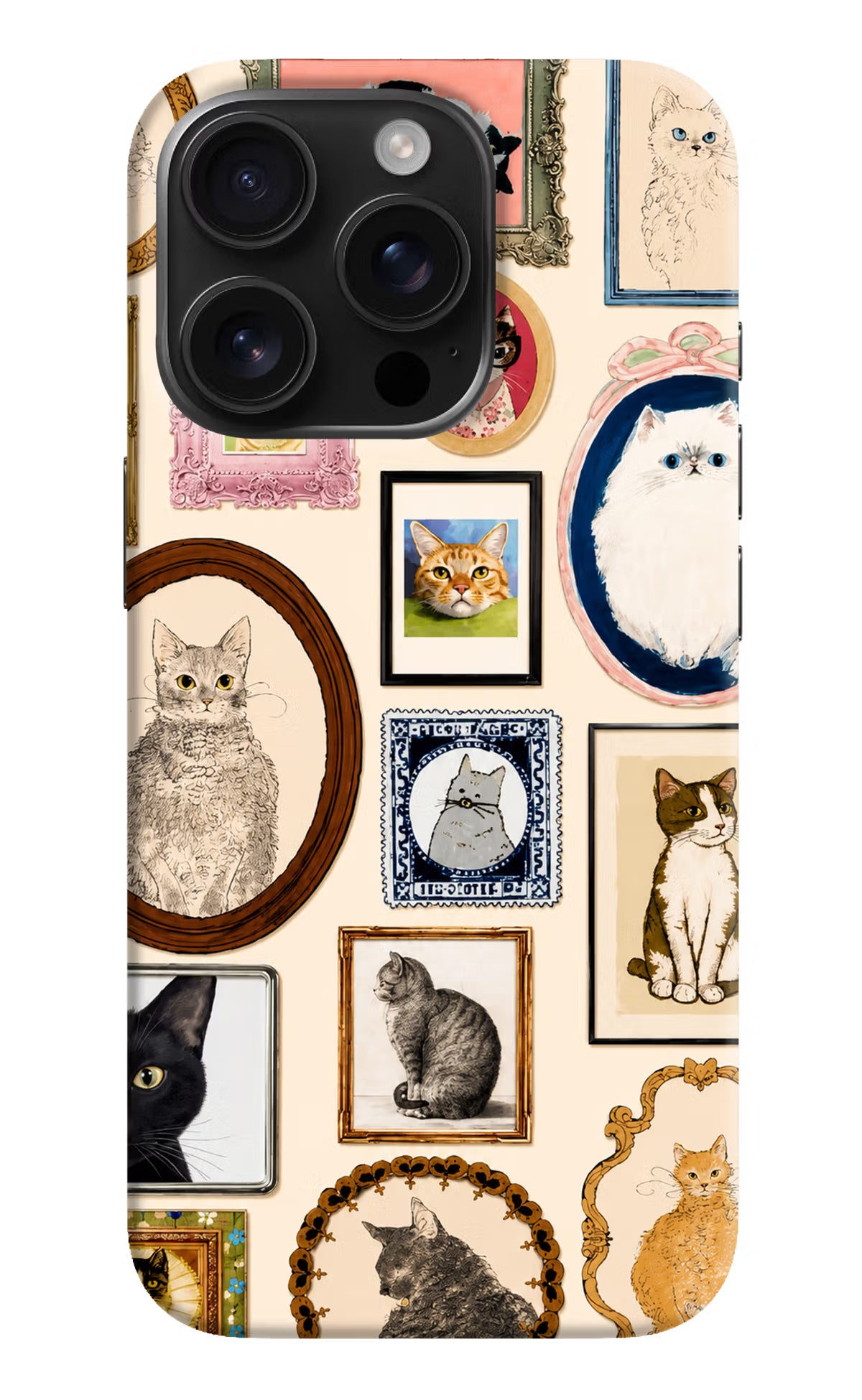 Mirror Cats iPhone 16 Pro Max Back Cover - Mirror Cats iPhone 16 Pro Max Back Cover Mirror Cats iPhone 16 Pro Max Back Cover
