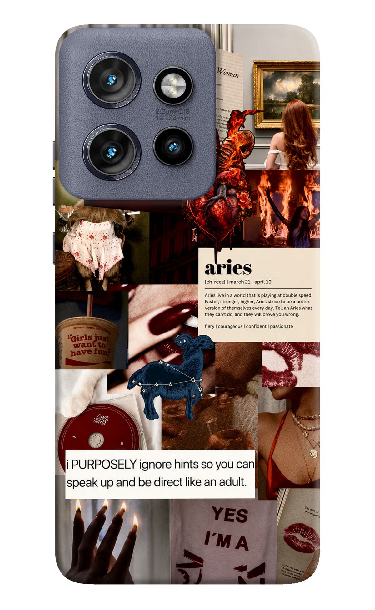 Zodiac Aries Moto Edge 50 Neo Back Cover - Zodiac Aries Moto Edge 50 Neo Back Cover Zodiac Aries Moto Edge 50 Neo Back Cover