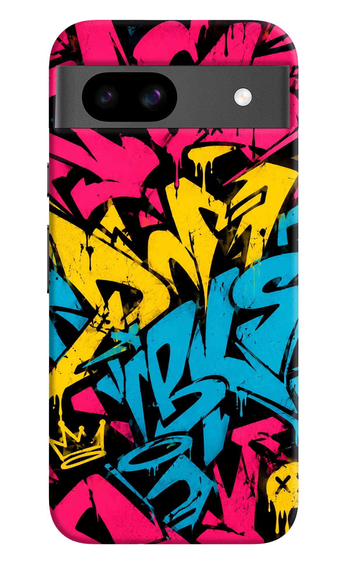 Graffiti Vibe Google Pixel 8A Back Cover - Graffiti Vibe Google Pixel 8A Back Cover Graffiti Vibe Google Pixel 8A Back Cover