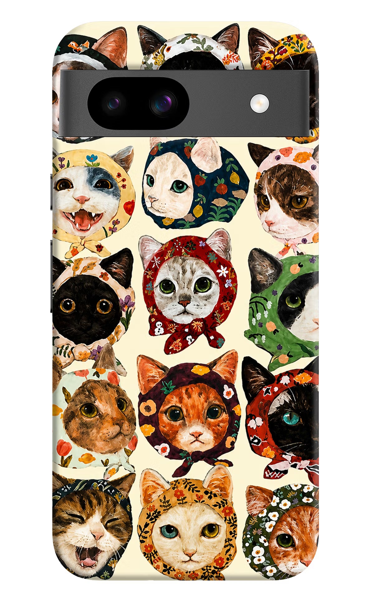 Cool Cat Google Pixel 8A Back Cover - Cool Cat Google Pixel 8A Back Cover Cool Cat Google Pixel 8A Back Cover