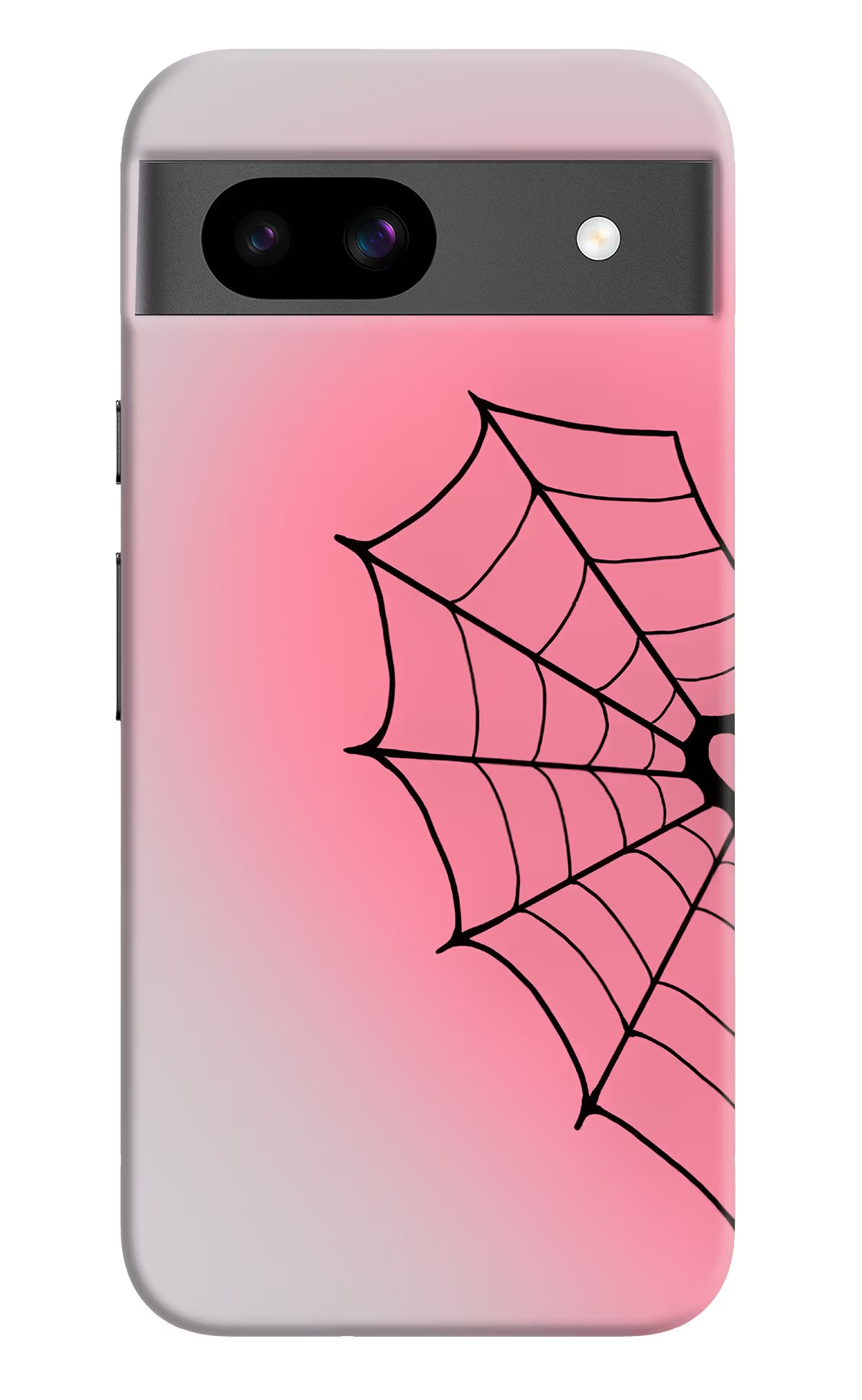 Pink Web Google Pixel 8A Back Cover - Pink Web Google Pixel 8A Back Cover Pink Web Google Pixel 8A Back Cover