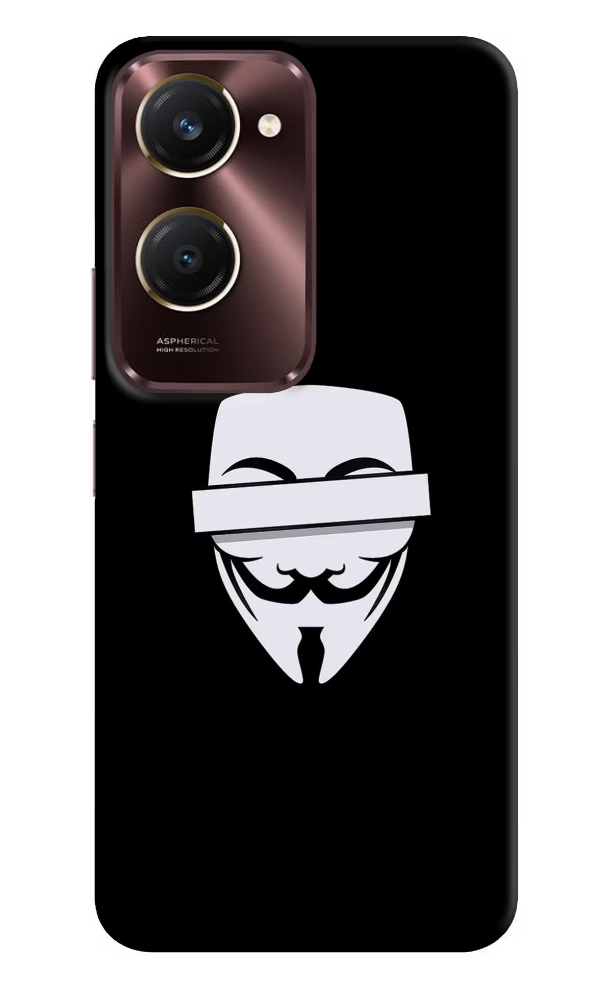 Anonymous Face iQOO Z9 Lite 5G Back Cover - Anonymous Face iQOO Z9 Lite 5G Back Cover Anonymous Face iQOO Z9 Lite 5G Back Cover