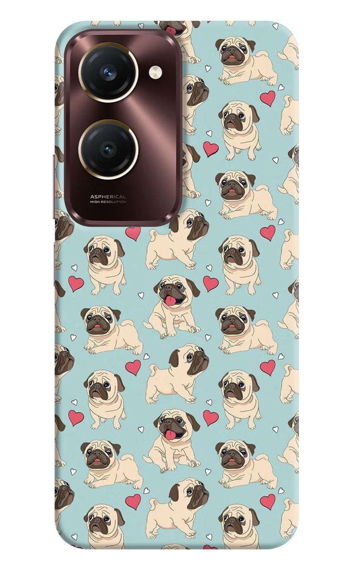 Pug Dog iQOO Z9 Lite 5G Back Cover - Pug Dog iQOO Z9 Lite 5G Back Cover Pug Dog iQOO Z9 Lite 5G Back Cover