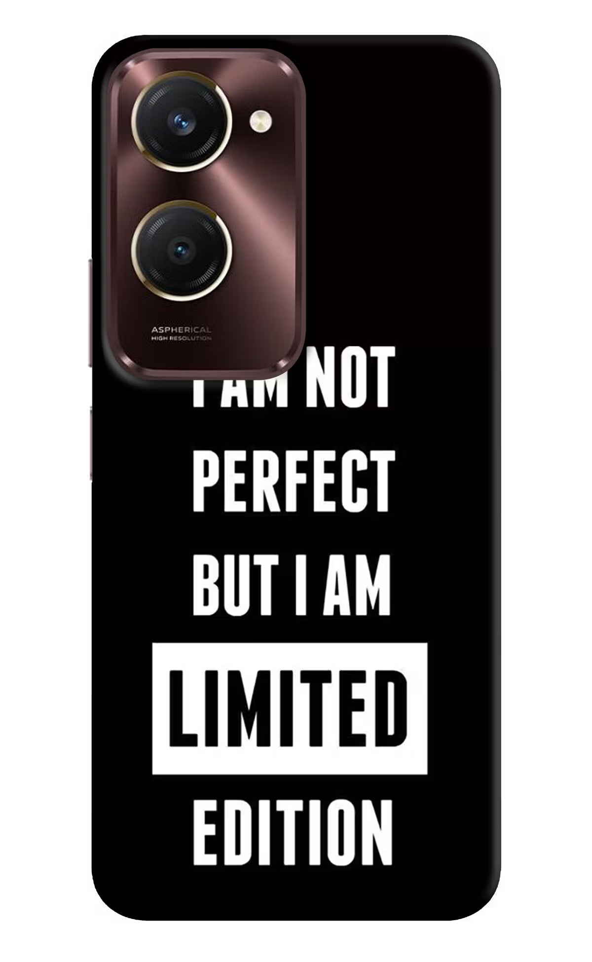 I Am Not Perfect But I Am Limited Edition iQOO Z9 Lite 5G Back Cover - I Am Not Perfect But I Am Limited Edition iQOO Z9 Lite 5G Back Cover I Am Not Perfect But I Am Limited Edition iQOO Z9 Lite 5G Back Cover