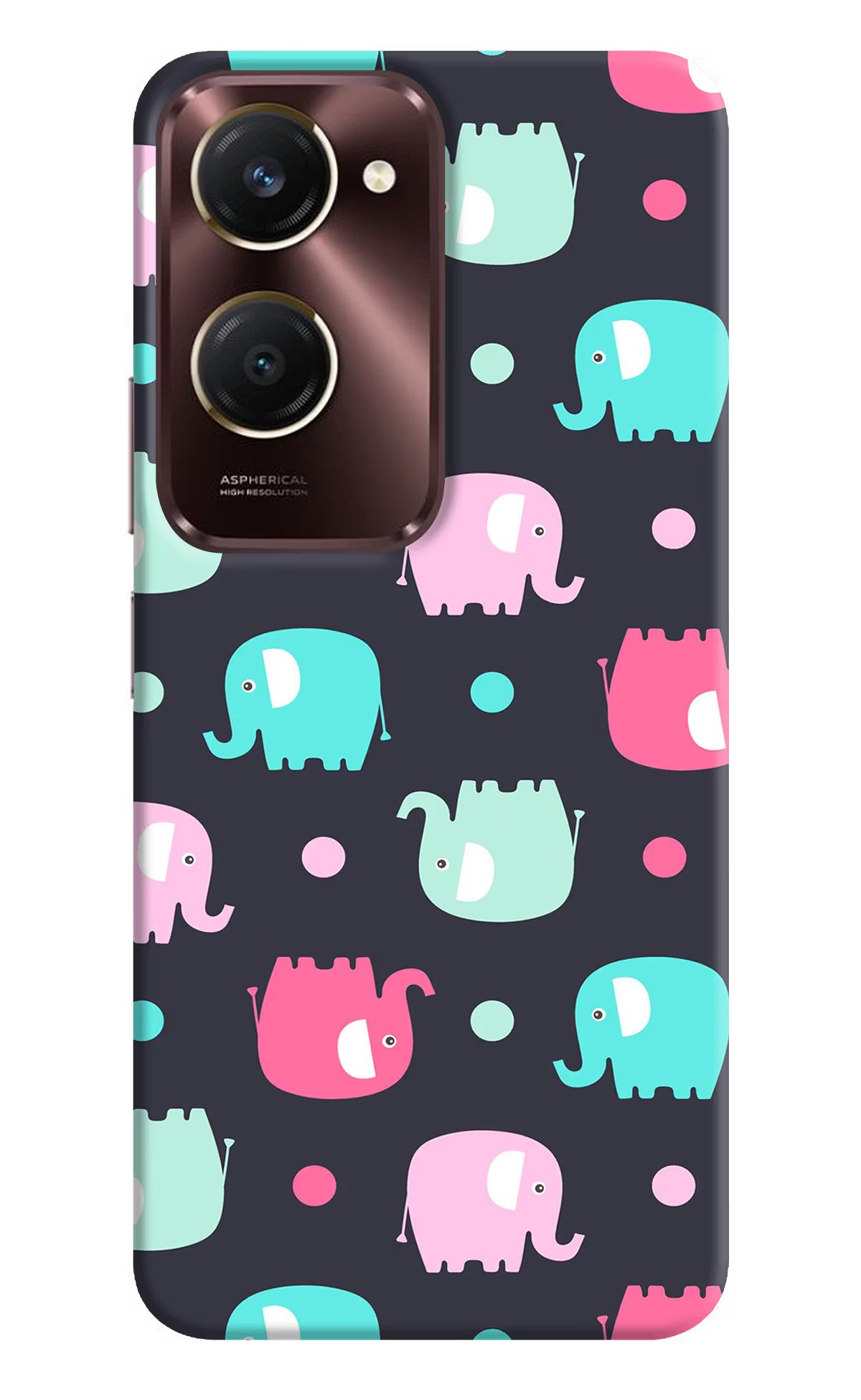 Elephants iQOO Z9 Lite 5G Back Cover - Elephants iQOO Z9 Lite 5G Back Cover Elephants iQOO Z9 Lite 5G Back Cover