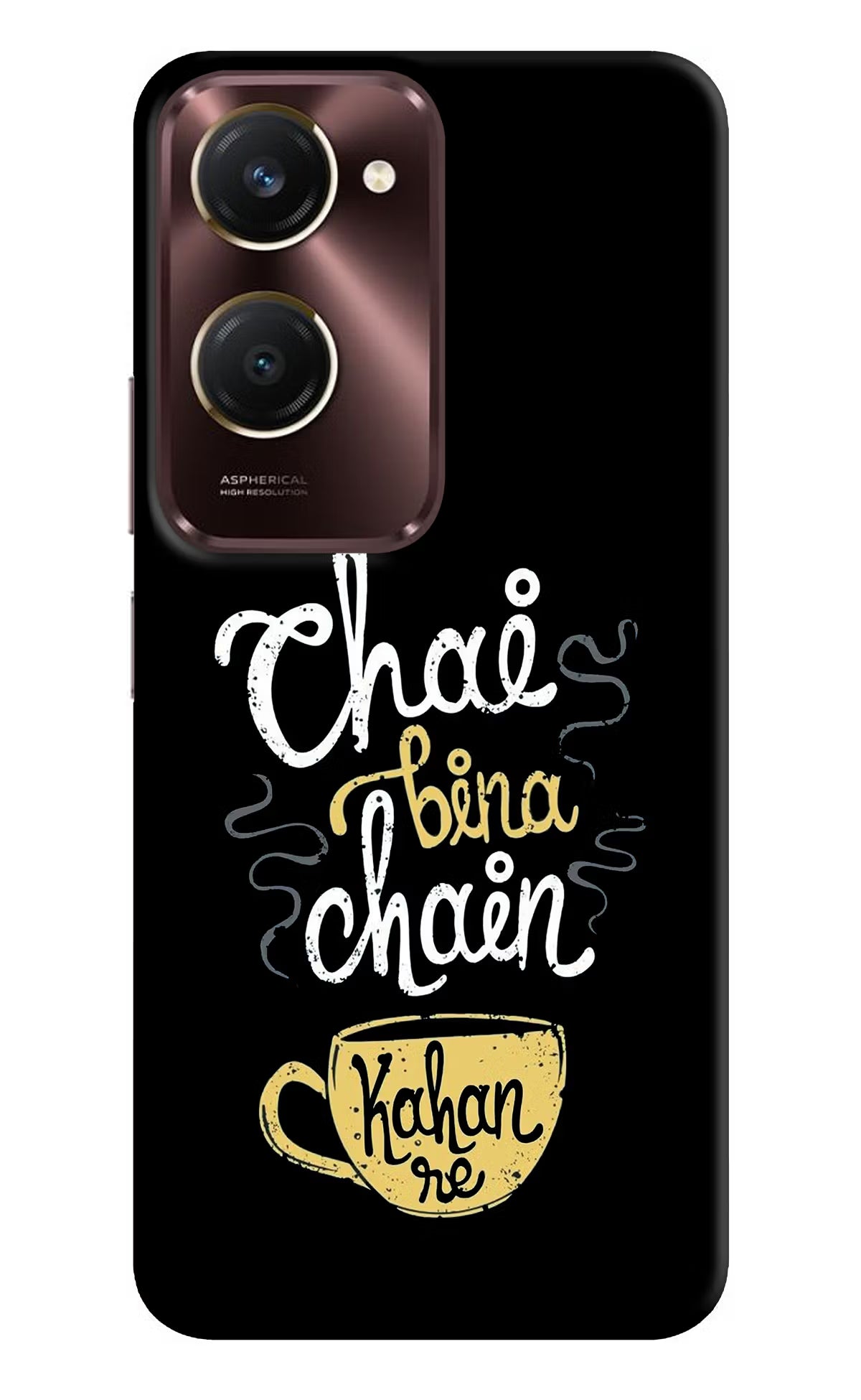 Chai Bina Chain Kaha Re iQOO Z9 Lite 5G Back Cover - Chai Bina Chain Kaha Re iQOO Z9 Lite 5G Back Cover Chai Bina Chain Kaha Re iQOO Z9 Lite 5G Back Cover