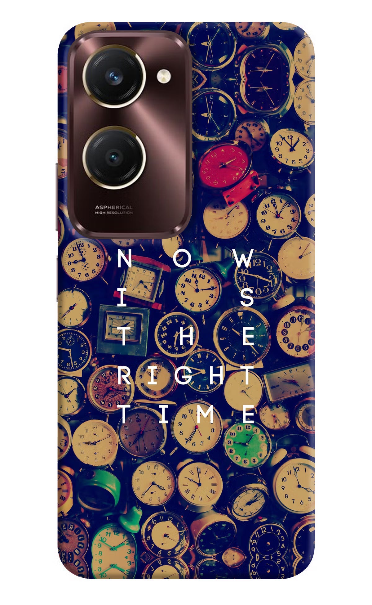 Now is the Right Time Quote iQOO Z9 Lite 5G Back Cover - Now is the Right Time Quote iQOO Z9 Lite 5G Back Cover Now is the Right Time Quote iQOO Z9 Lite 5G Back Cover