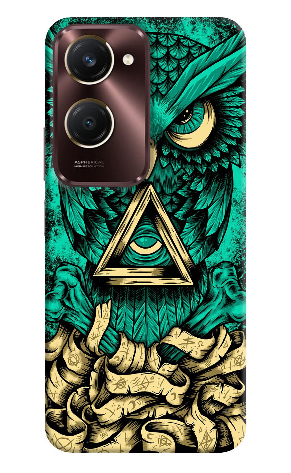 Green Owl iQOO Z9 Lite 5G Back Cover - Green Owl iQOO Z9 Lite 5G Back Cover Green Owl iQOO Z9 Lite 5G Back Cover