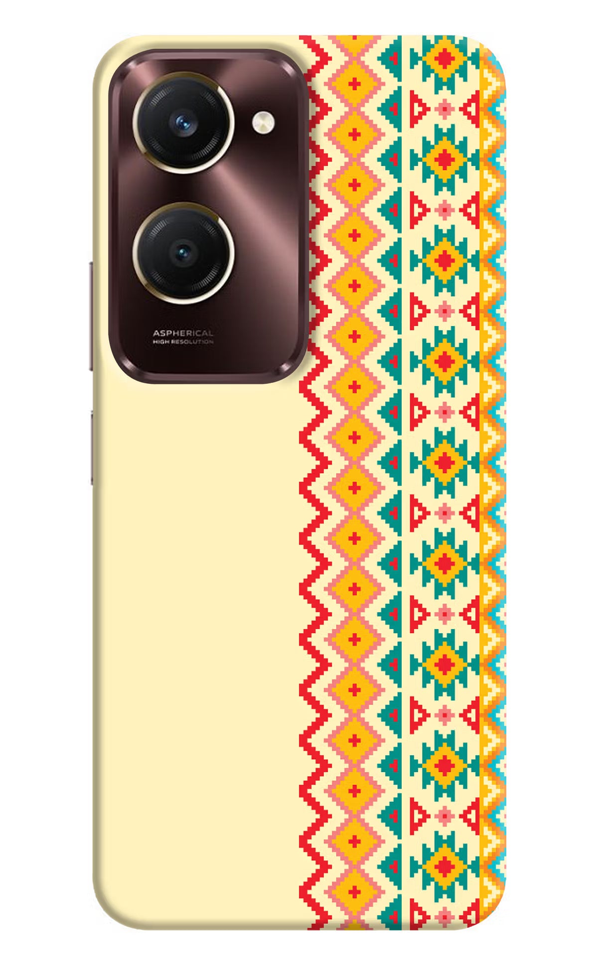 Ethnic Seamless iQOO Z9 Lite 5G Back Cover - Ethnic Seamless iQOO Z9 Lite 5G Back Cover Ethnic Seamless iQOO Z9 Lite 5G Back Cover