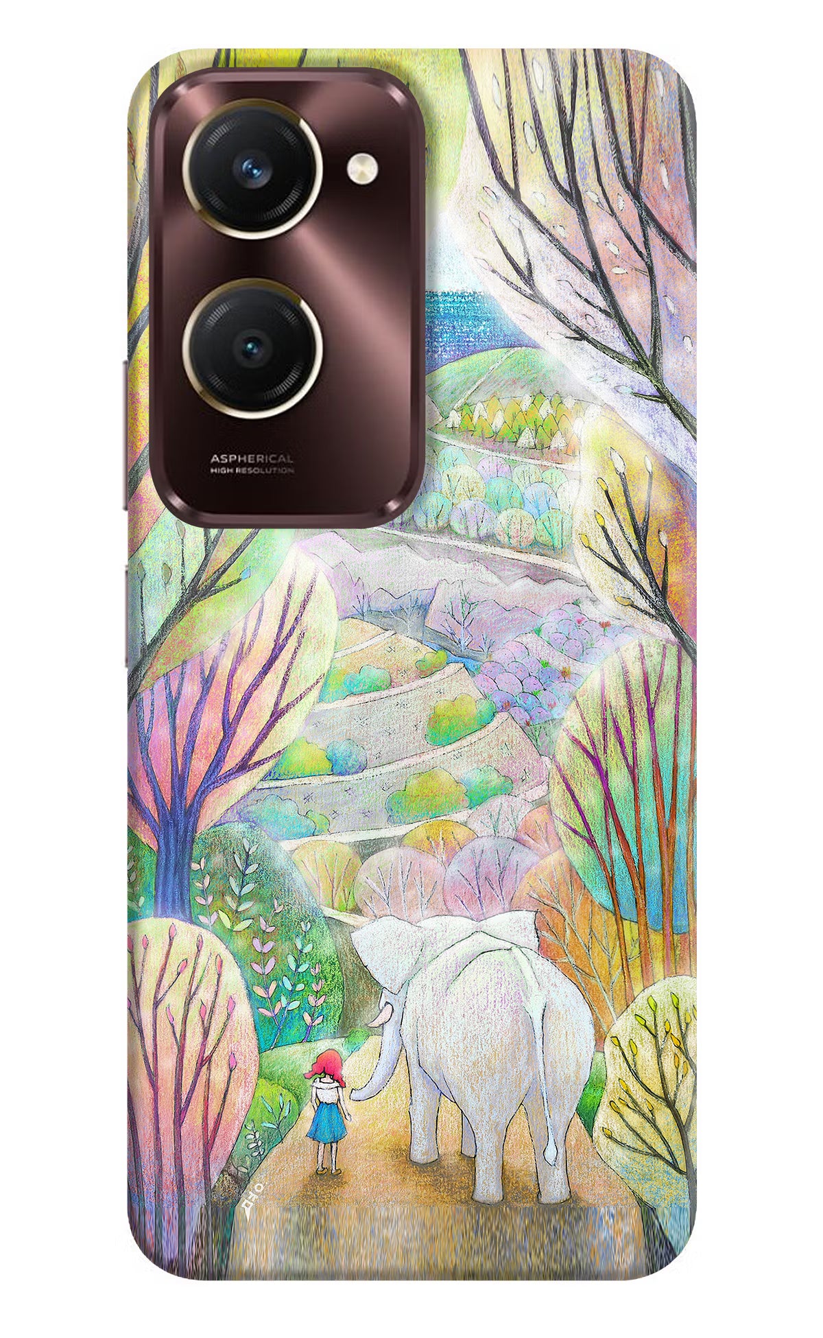 Nature Painting iQOO Z9 Lite 5G Back Cover - Nature Painting iQOO Z9 Lite 5G Back Cover Nature Painting iQOO Z9 Lite 5G Back Cover