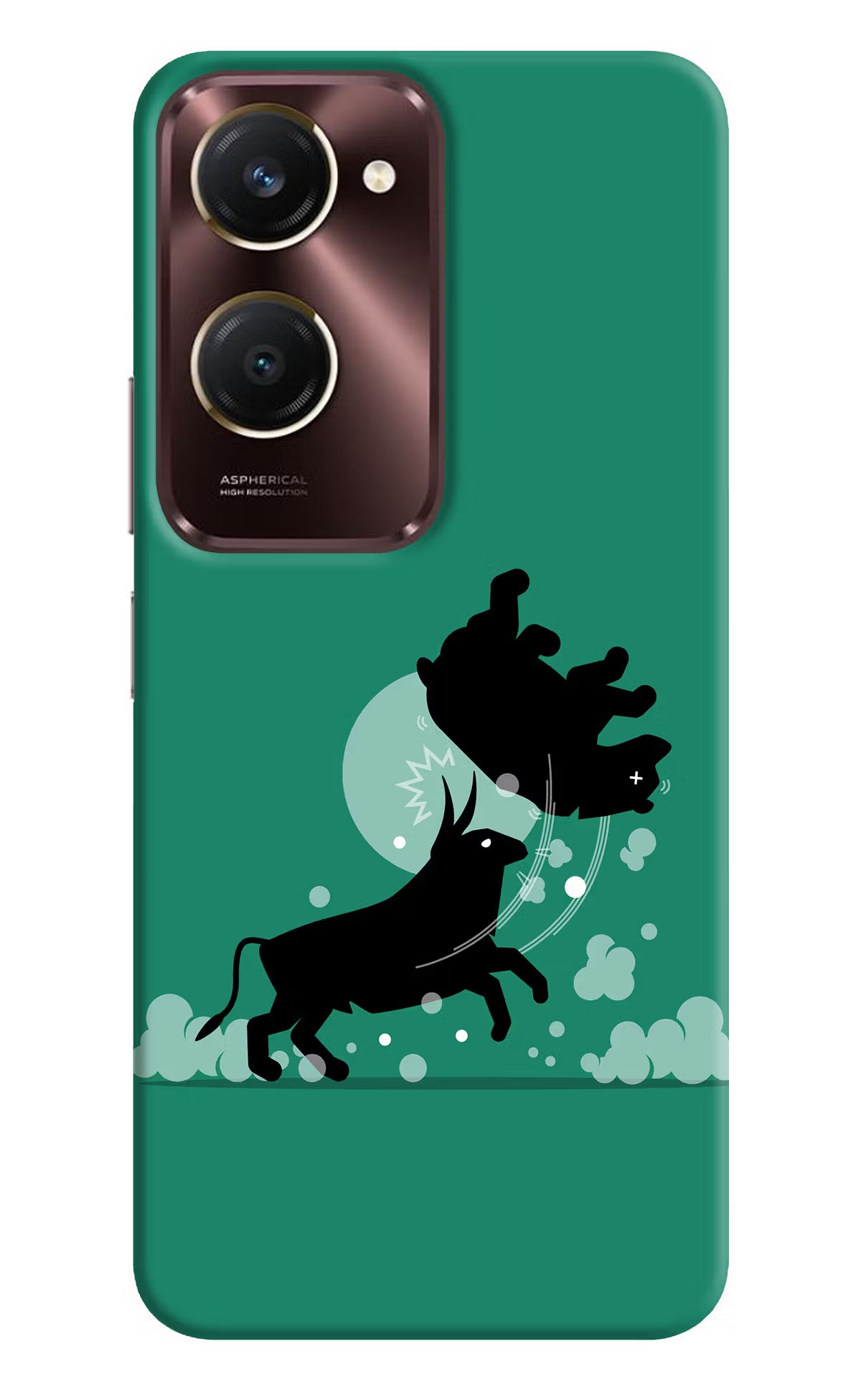 Bull Conqueror iQOO Z9 Lite 5G Back Cover - Bull Conqueror iQOO Z9 Lite 5G Back Cover Bull Conqueror iQOO Z9 Lite 5G Back Cover