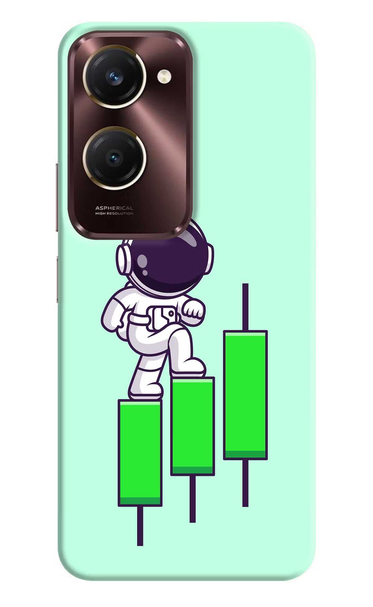 Astronaut Trader iQOO Z9 Lite 5G Back Cover - Astronaut Trader iQOO Z9 Lite 5G Back Cover Astronaut Trader iQOO Z9 Lite 5G Back Cover